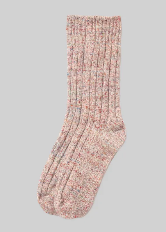 Women's Flecked Boot Sock made by American Trench