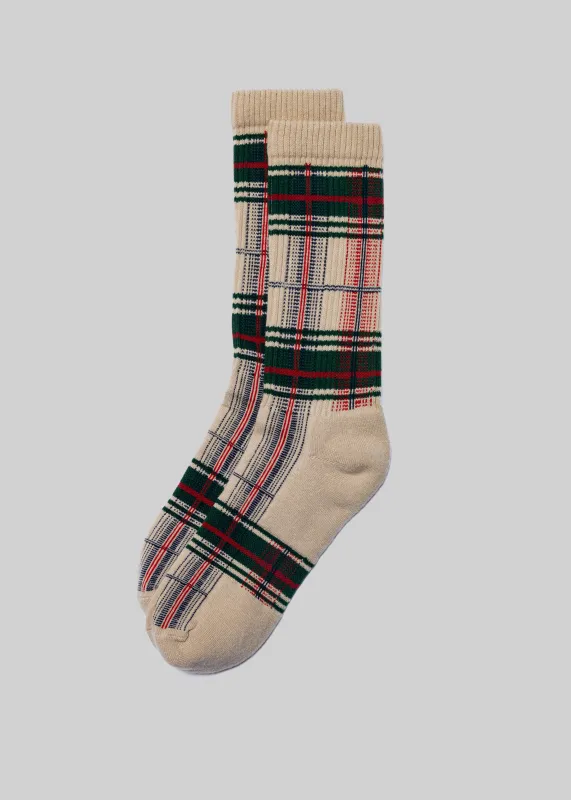 J. Press x American Trench McCallister Plaid Sock sold by American Trench
