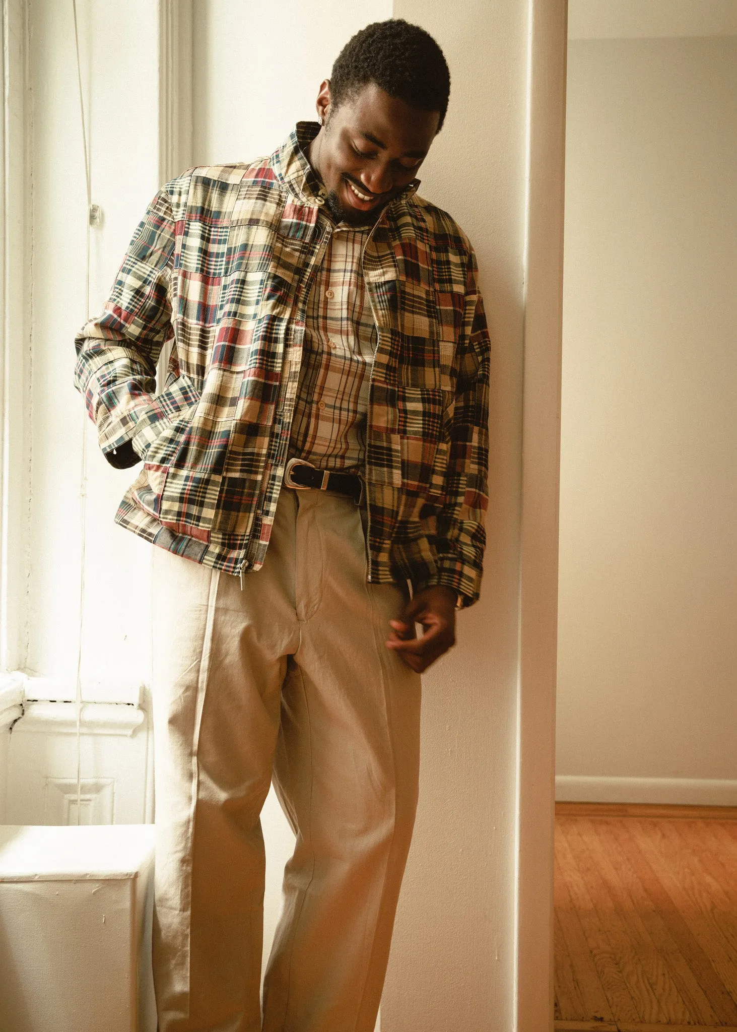 J. Press x American Trench Harrington in Patchwork Madras sold by American Trench product image thumbnail 4