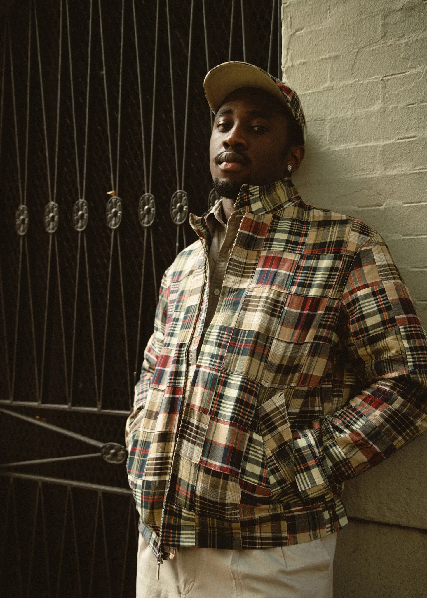 J. Press x American Trench Harrington in Patchwork Madras sold by American Trench product image thumbnail 2