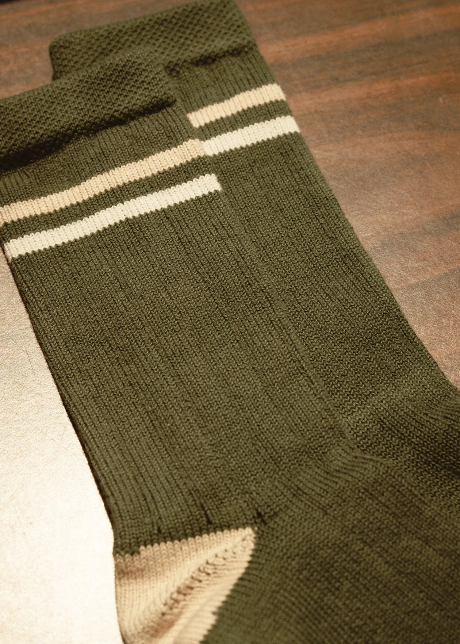 J. Press x American Trench Ivy Stripe Sock sold by American Trench product image thumbnail 5