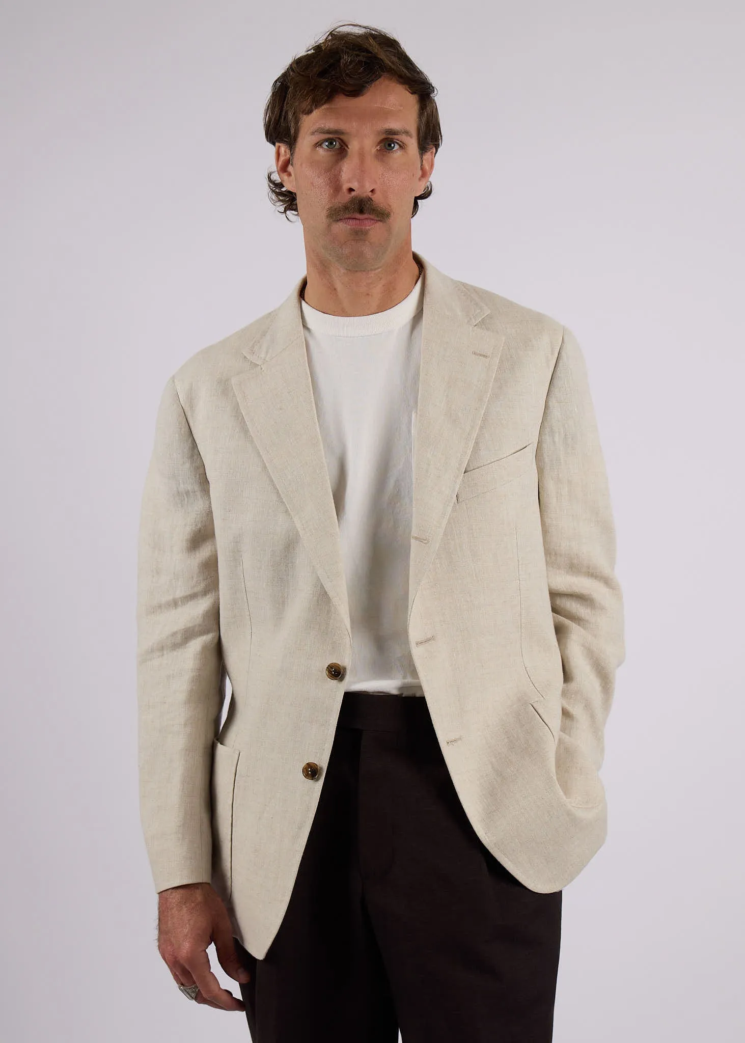 Irish Linen Sport Coat sold by American Trench product image thumbnail 2