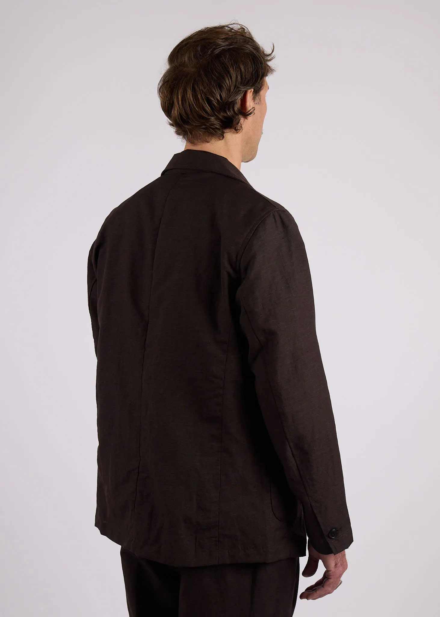 The Commons Blazer in Wool Linen sold by American Trench product image thumbnail 4