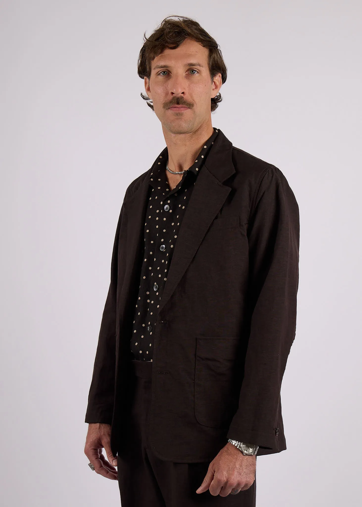 The Commons Blazer in Wool Linen sold by American Trench product image thumbnail 3