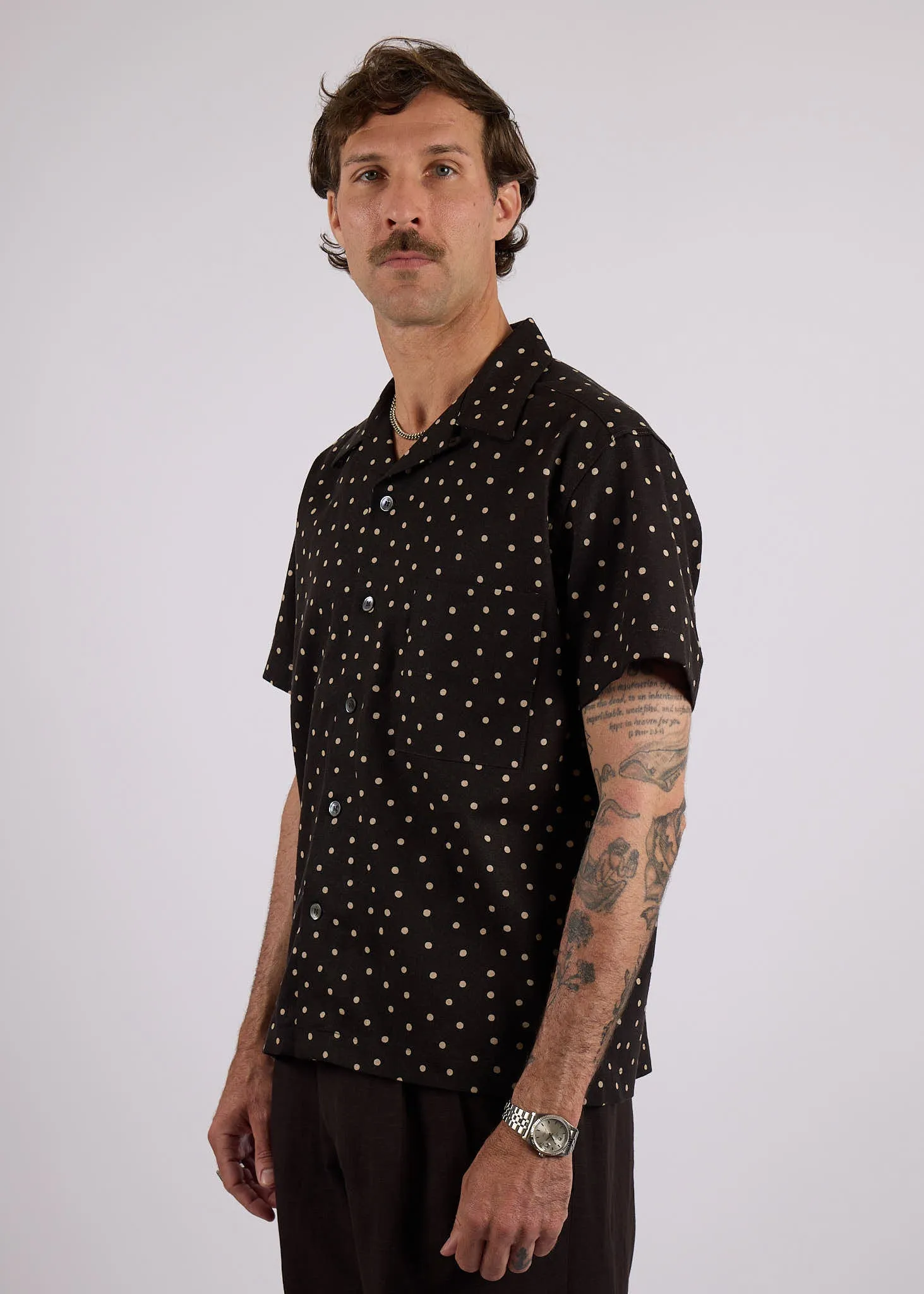 Half Drop Camp Collar Shirt sold by American Trench product image thumbnail 4