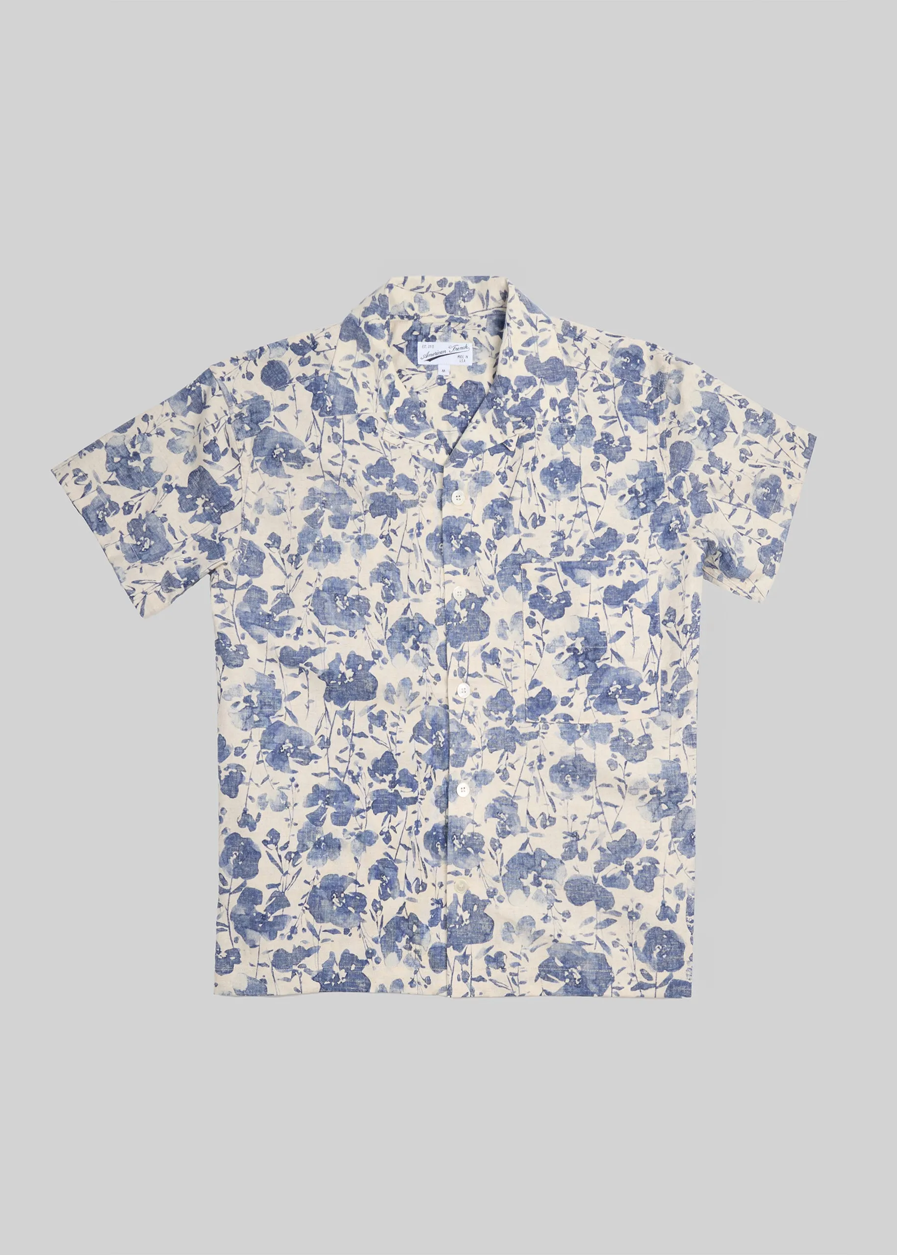 Ikebana Camp Collar Shirt sold by American Trench