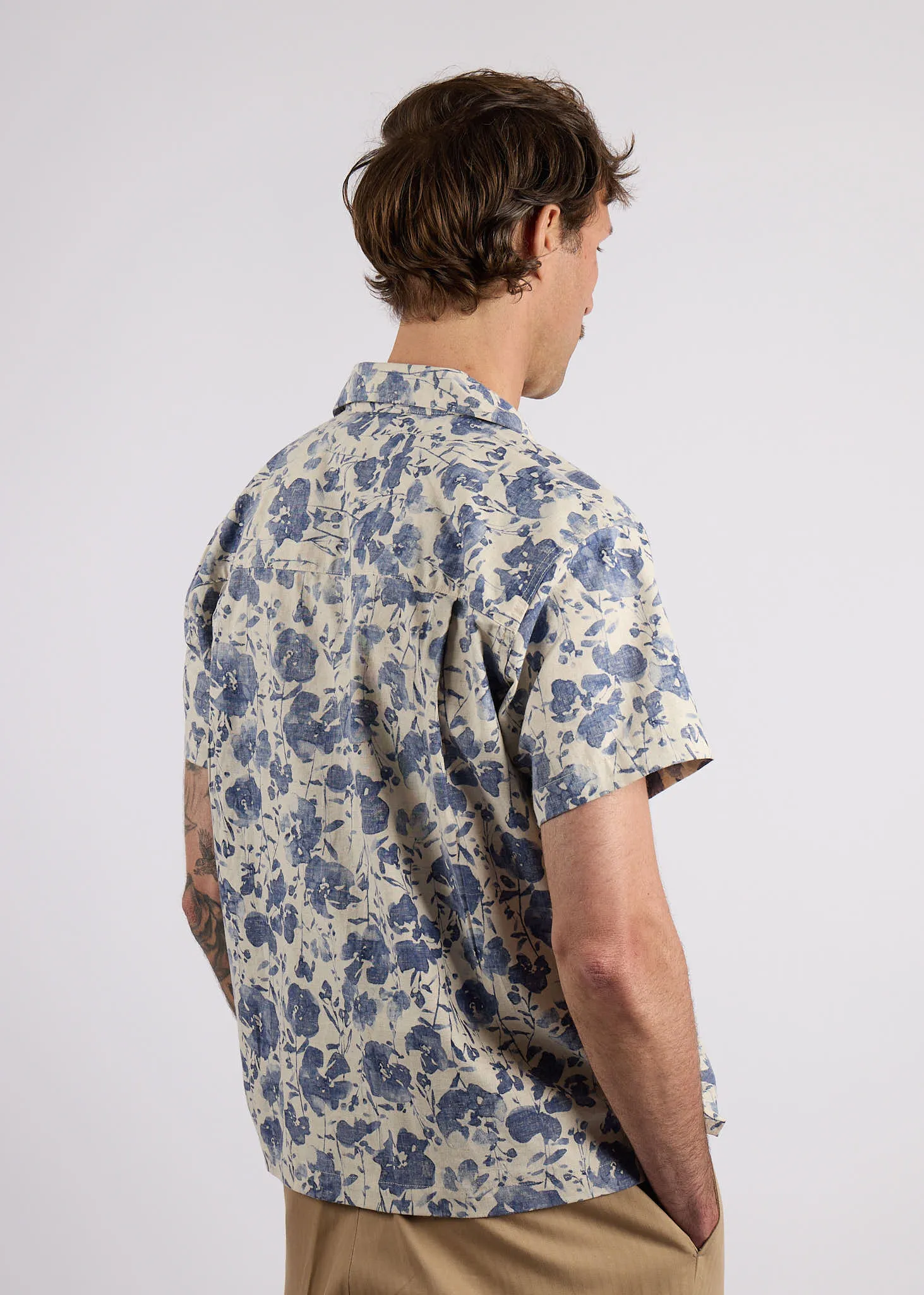 Ikebana Camp Collar Shirt sold by American Trench product image thumbnail 4