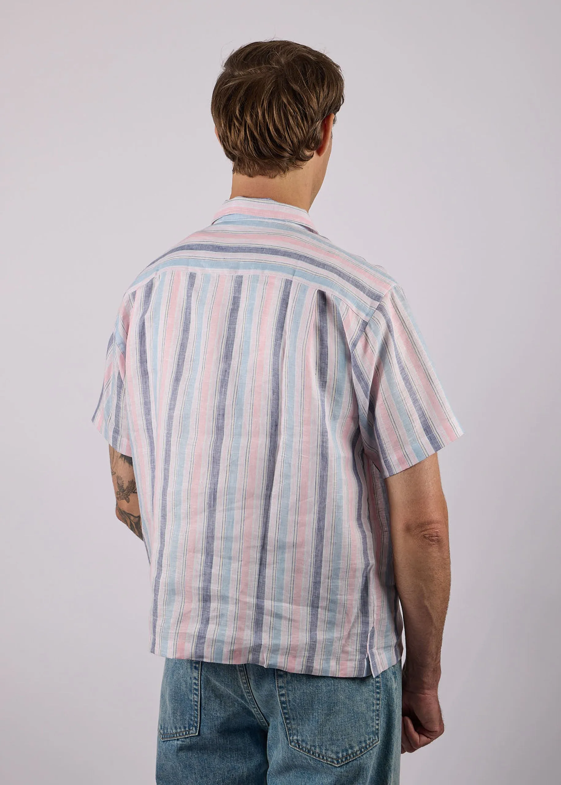 Irish Linen Popover Shirt sold by American Trench product image thumbnail 5
