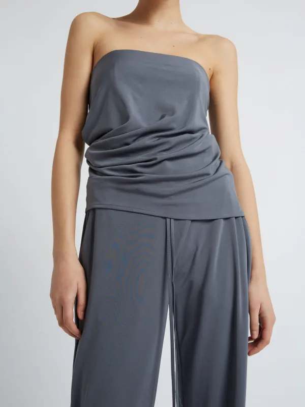 Side Cowl Strapless Top sold by Christopher Esber