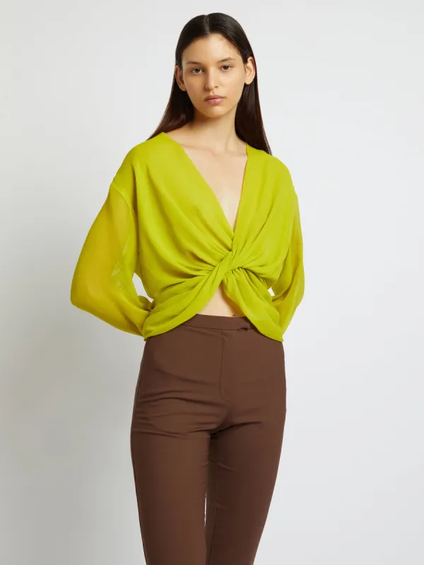 Silk Springs Twist Front Top sold by Christopher Esber