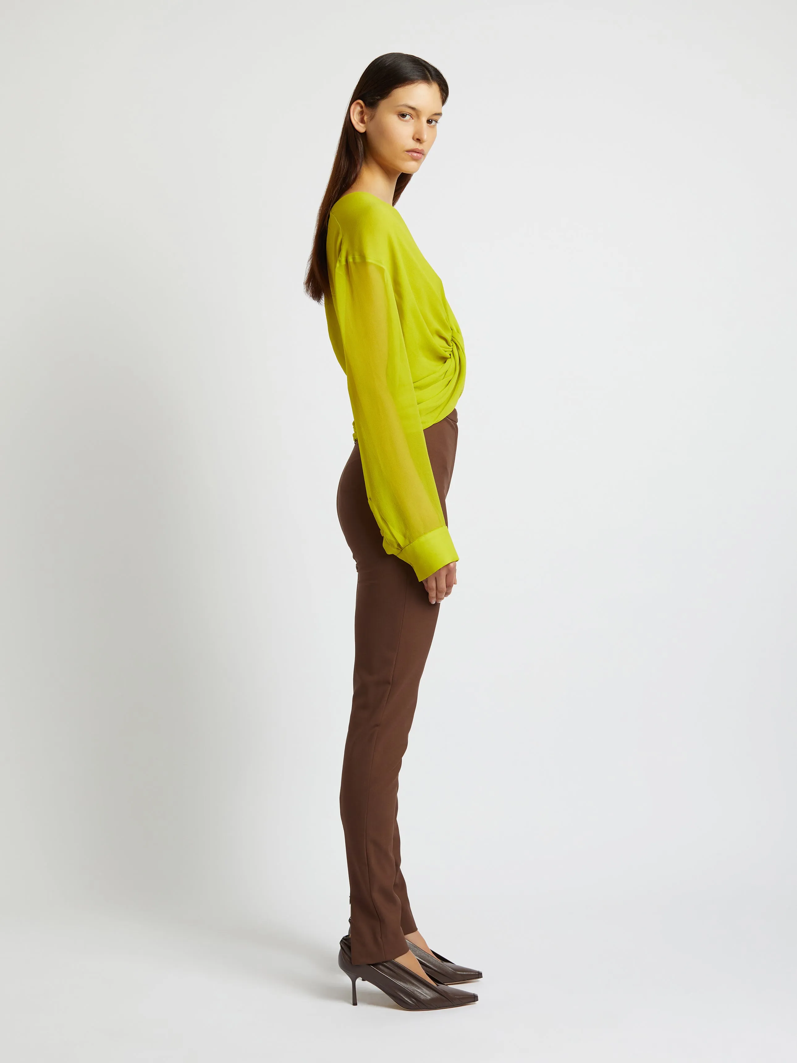 Silk Springs Twist Front Top sold by Christopher Esber product image thumbnail 3