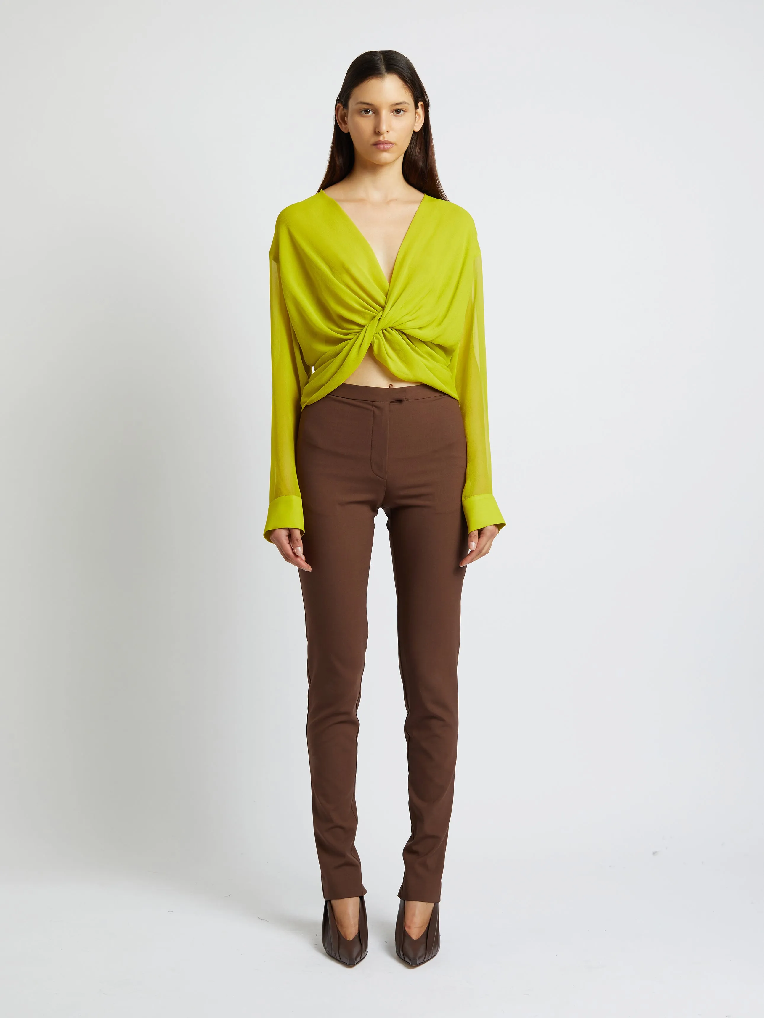 Silk Springs Twist Front Top sold by Christopher Esber product image thumbnail 2