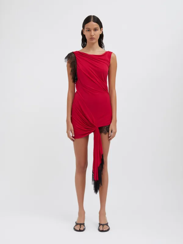 Diamond Tassel One Shoulder Dress | Parallel