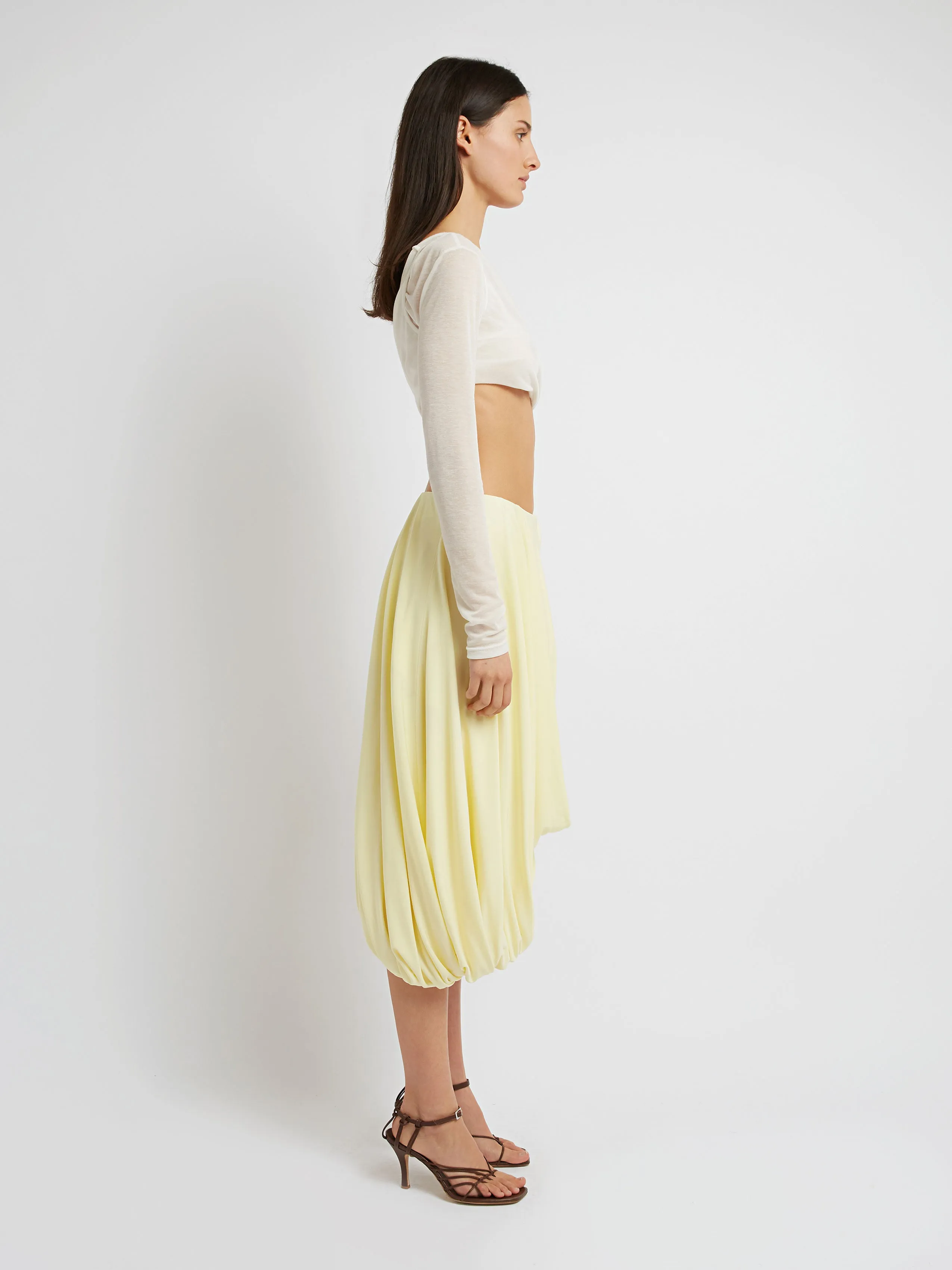 Folded Crop Long Sleeve Top sold by Christopher Esber product image thumbnail 3