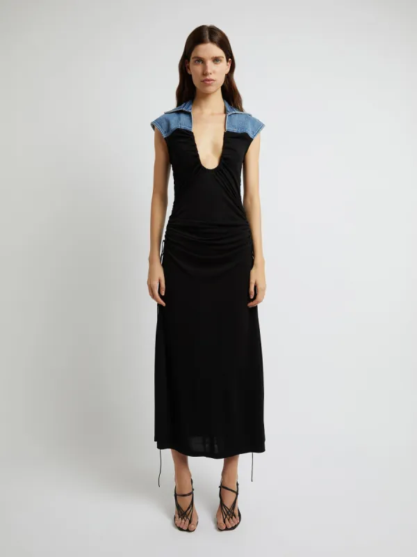 Sevilla Denim Yoke Dress sold by Christopher Esber