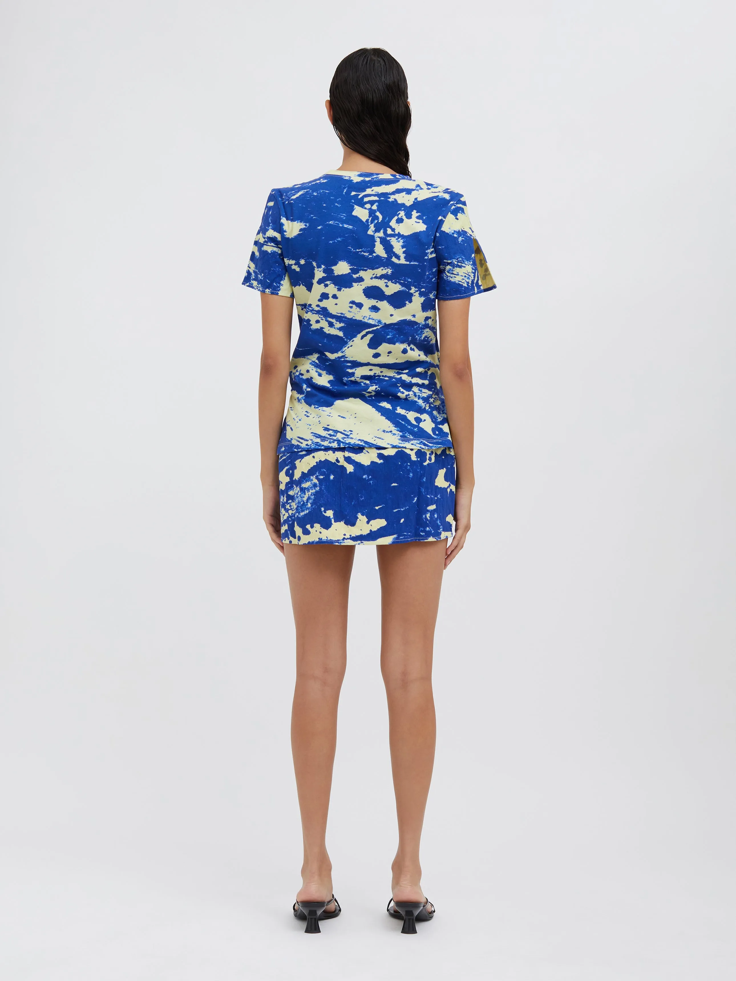 Platano Print Crushed Micro Skirt sold by Christopher Esber product image thumbnail 4