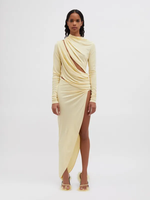Framed Drape Slice Dress sold by Christopher Esber