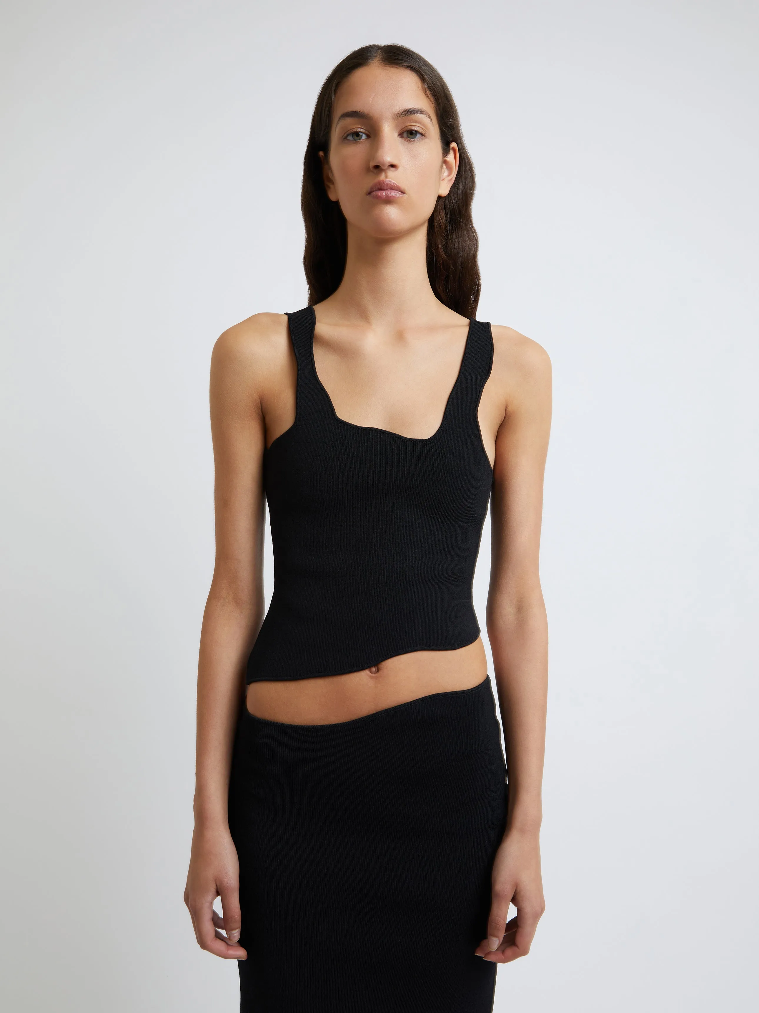 Encircled Edge Rib Tank sold by Christopher Esber