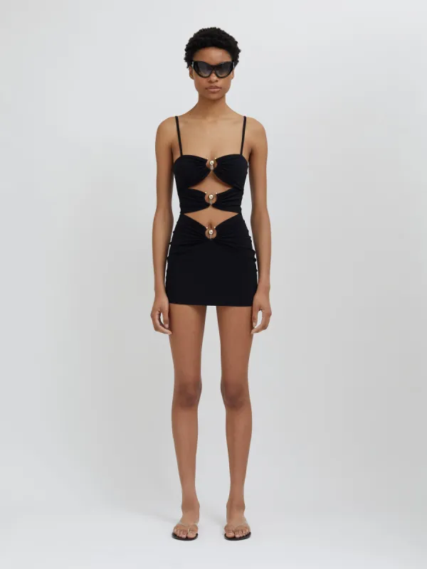 Pierced Orbit Mini Dress sold by Christopher Esber