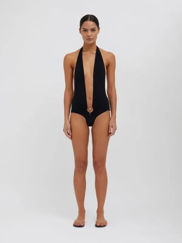 Pierced Orbit Halter sold by Christopher Esber