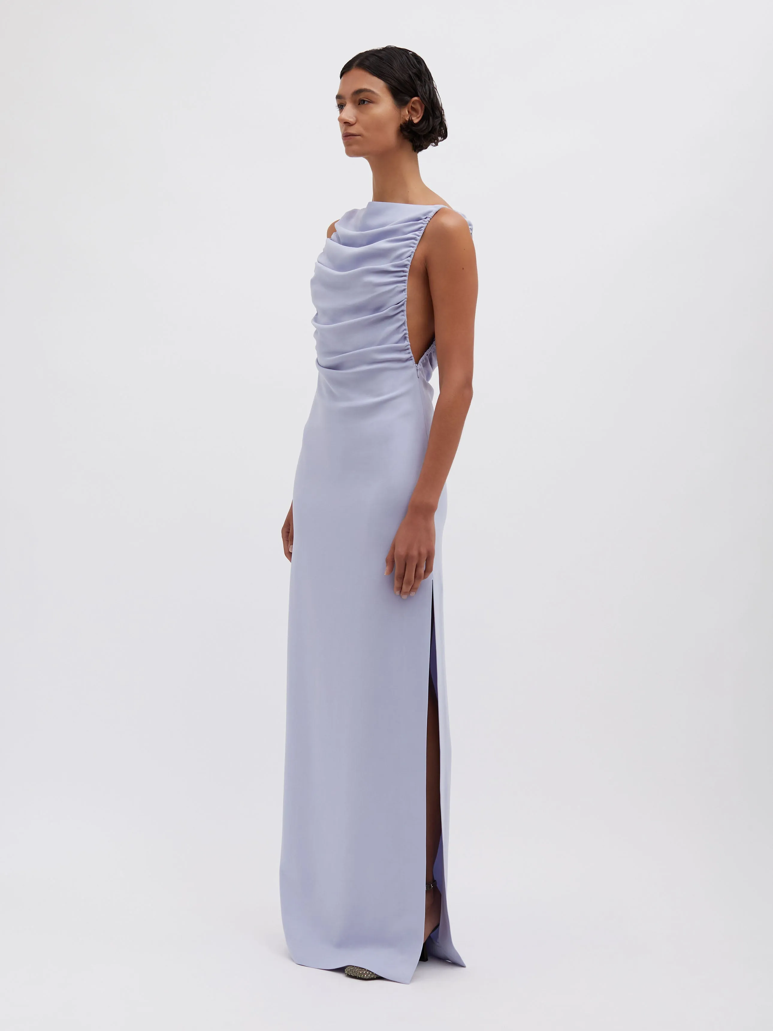 Seren Ruched Column Dress sold by Christopher Esber product image thumbnail 3