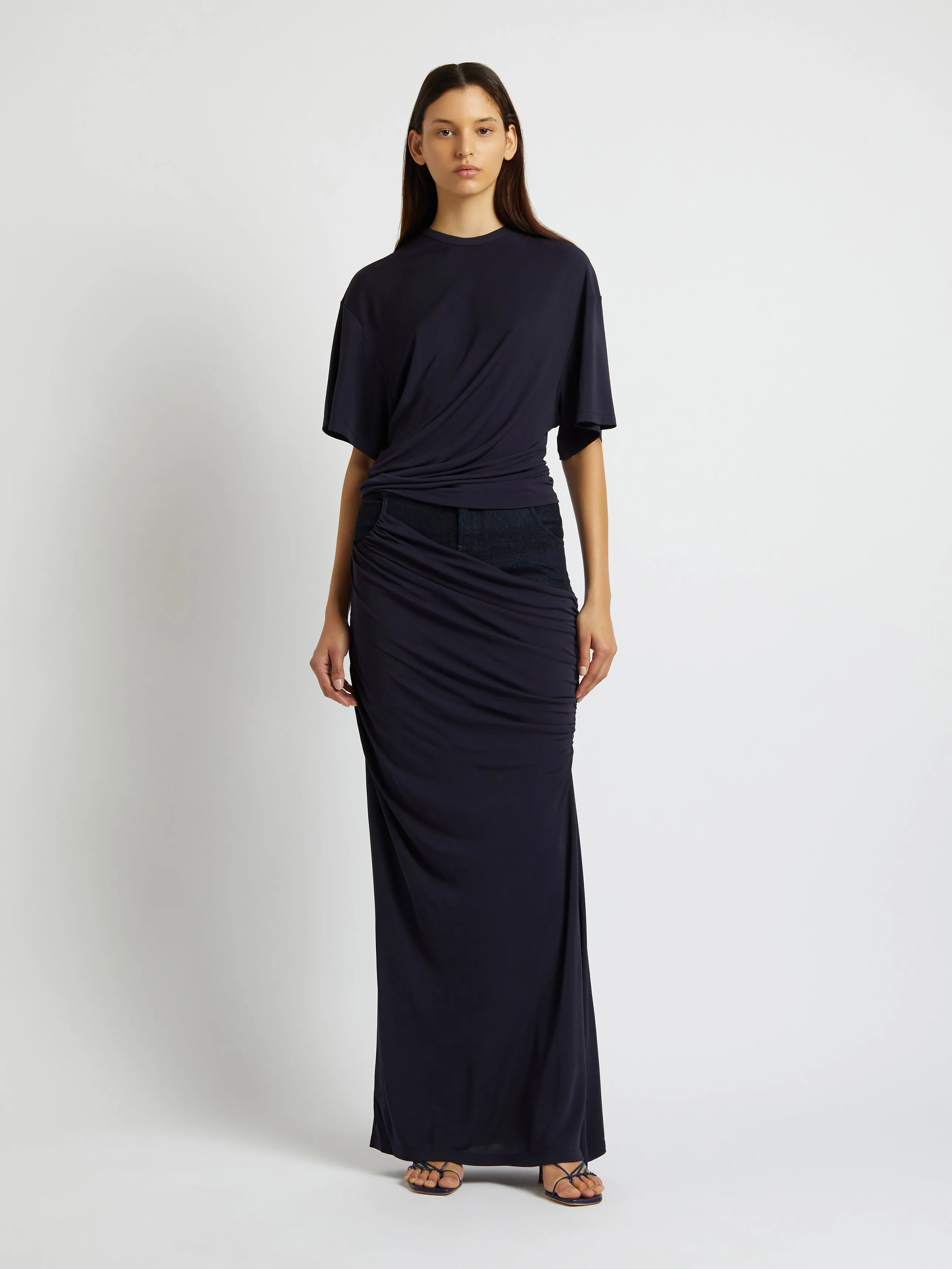Side Cowl Waist Tee sold by Christopher Esber product image thumbnail 5