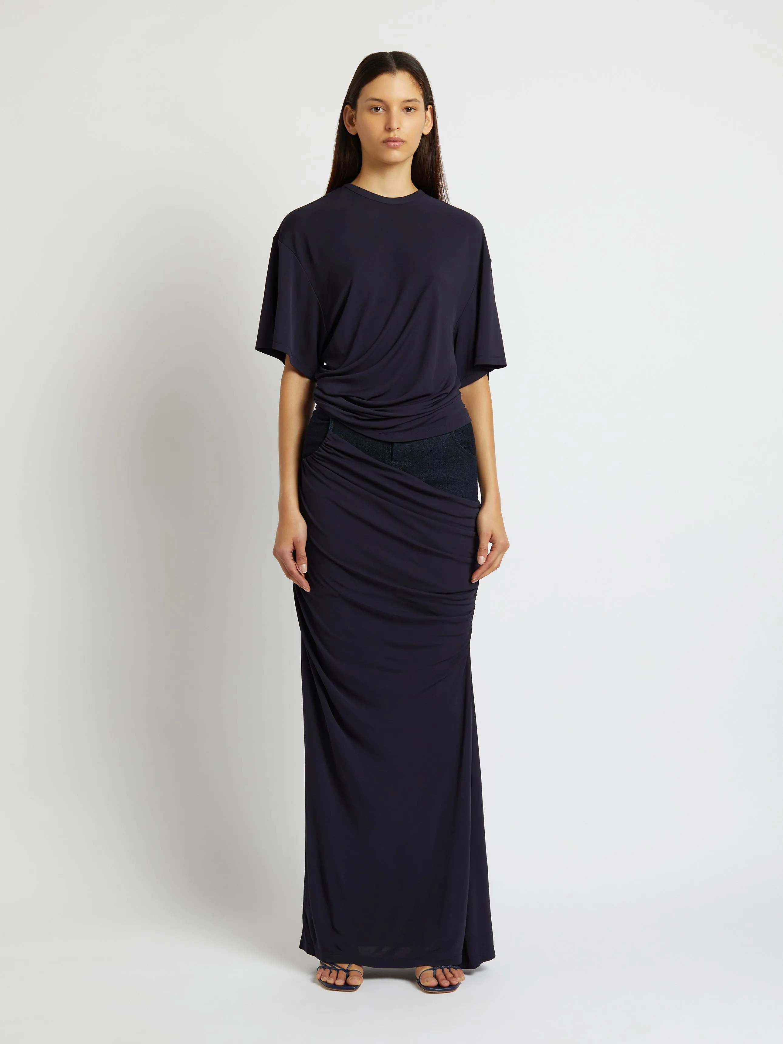 Side Cowl Waist Tee sold by Christopher Esber product image thumbnail 2