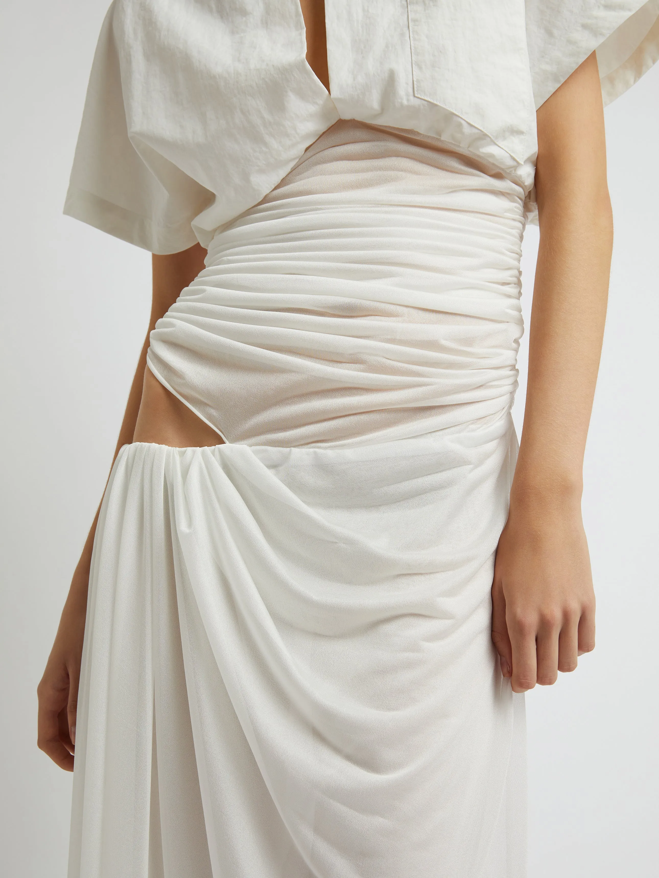 Comosum Clash Shirt Dress sold by Christopher Esber product image thumbnail 2