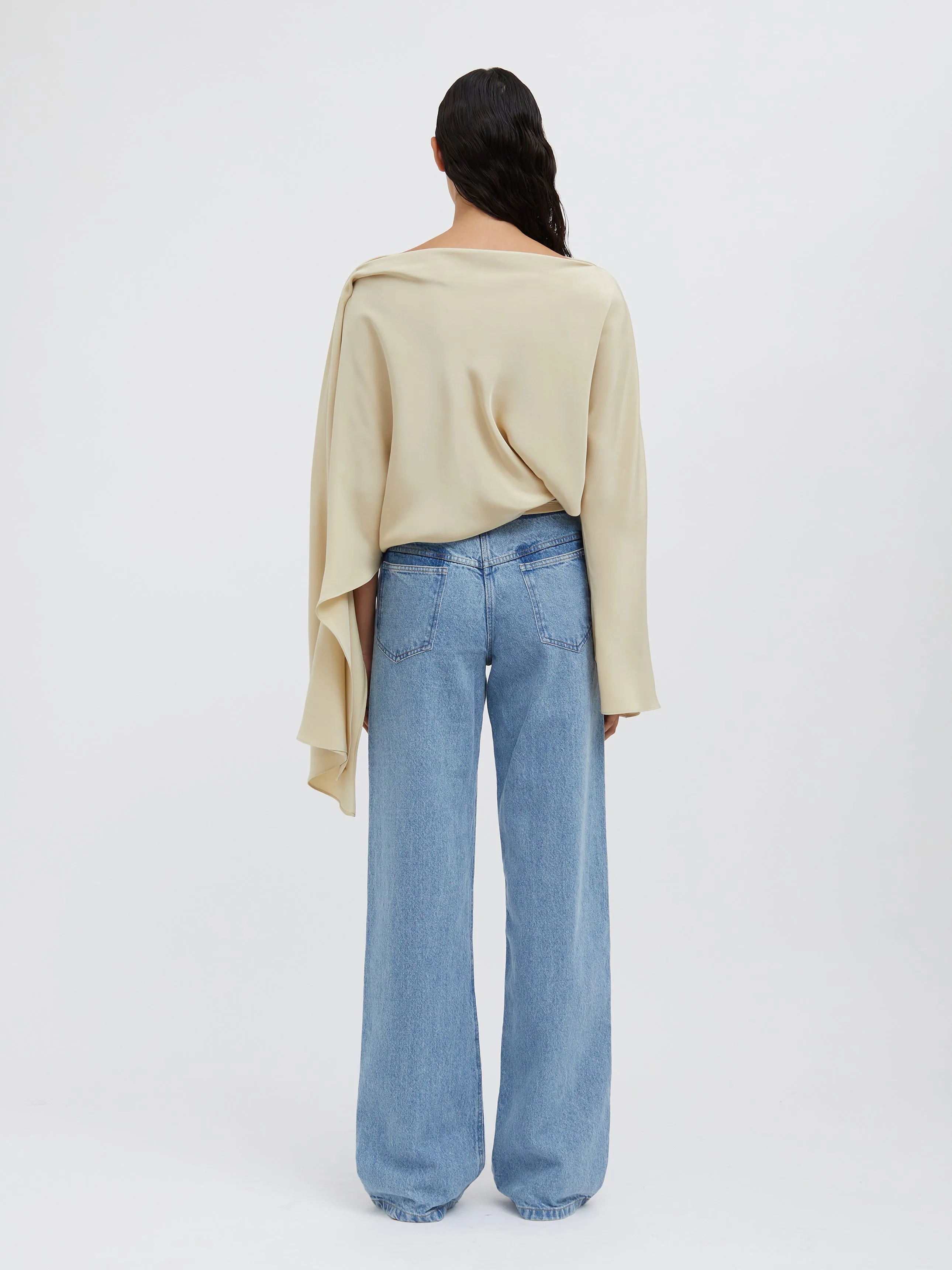 Cusco Silk Drape Top sold by Christopher Esber product image thumbnail 5