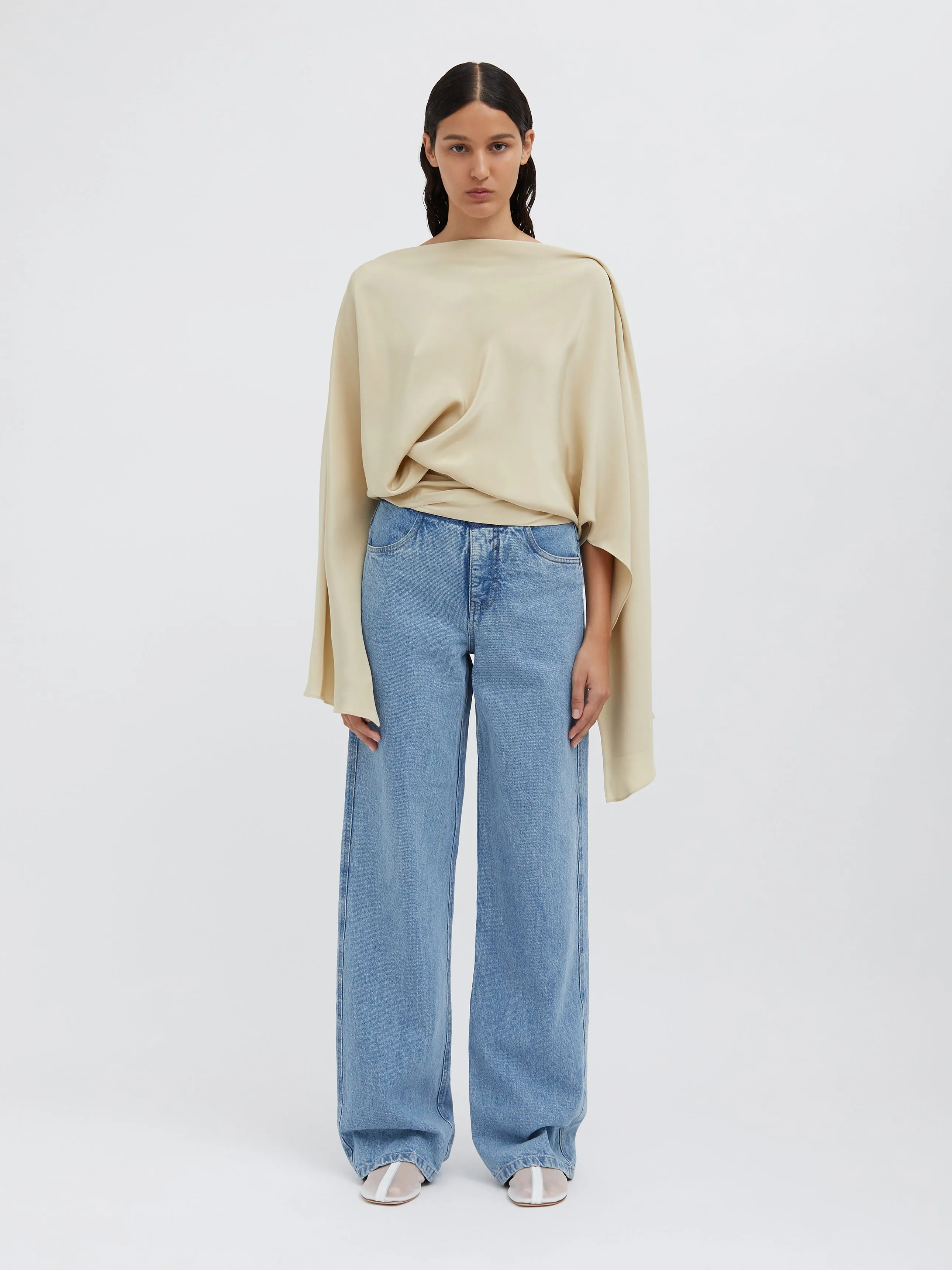 Cusco Silk Drape Top sold by Christopher Esber product image thumbnail 2