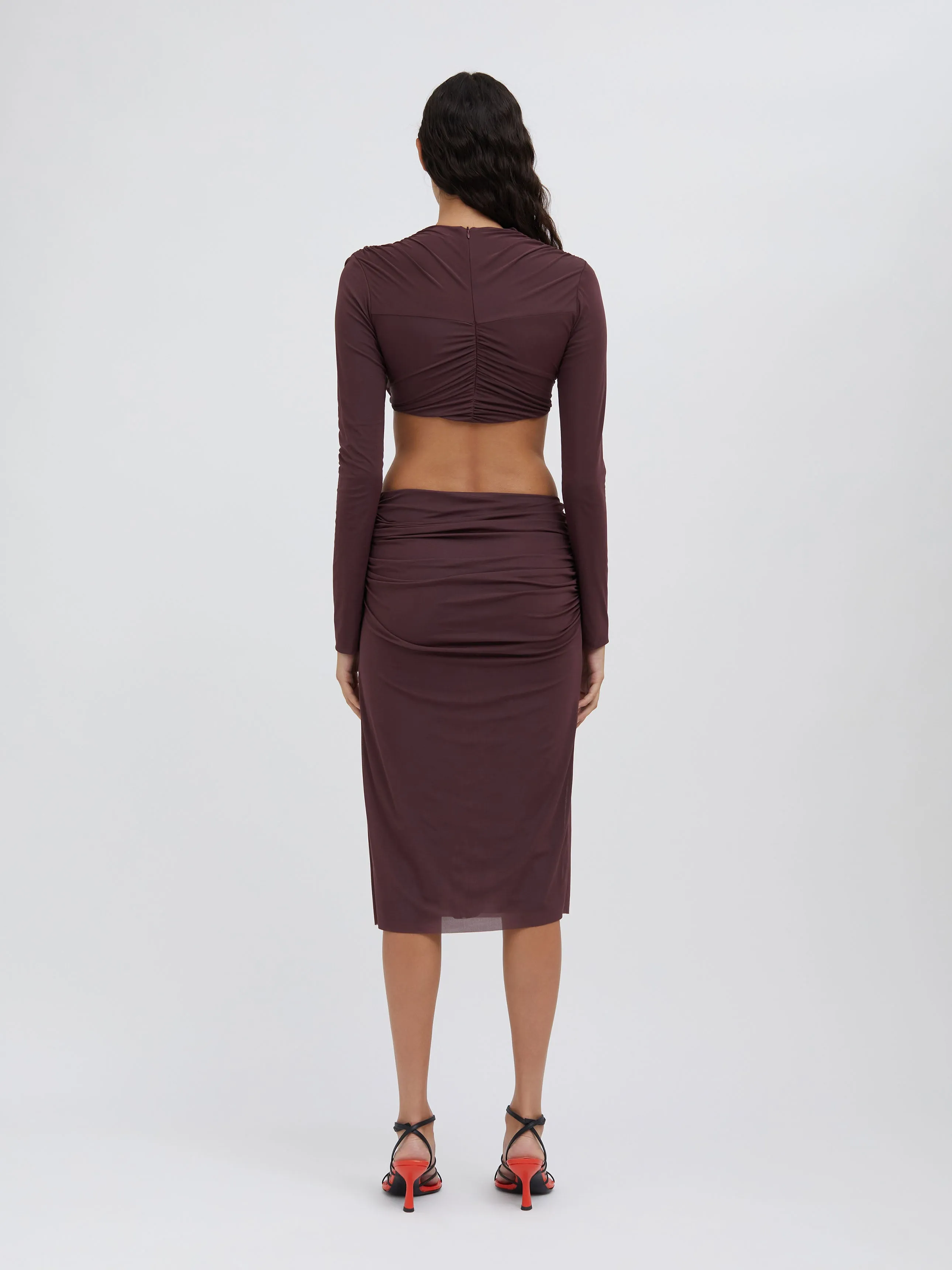 Venus Long Sleeve Crop Top sold by Christopher Esber product image thumbnail 3