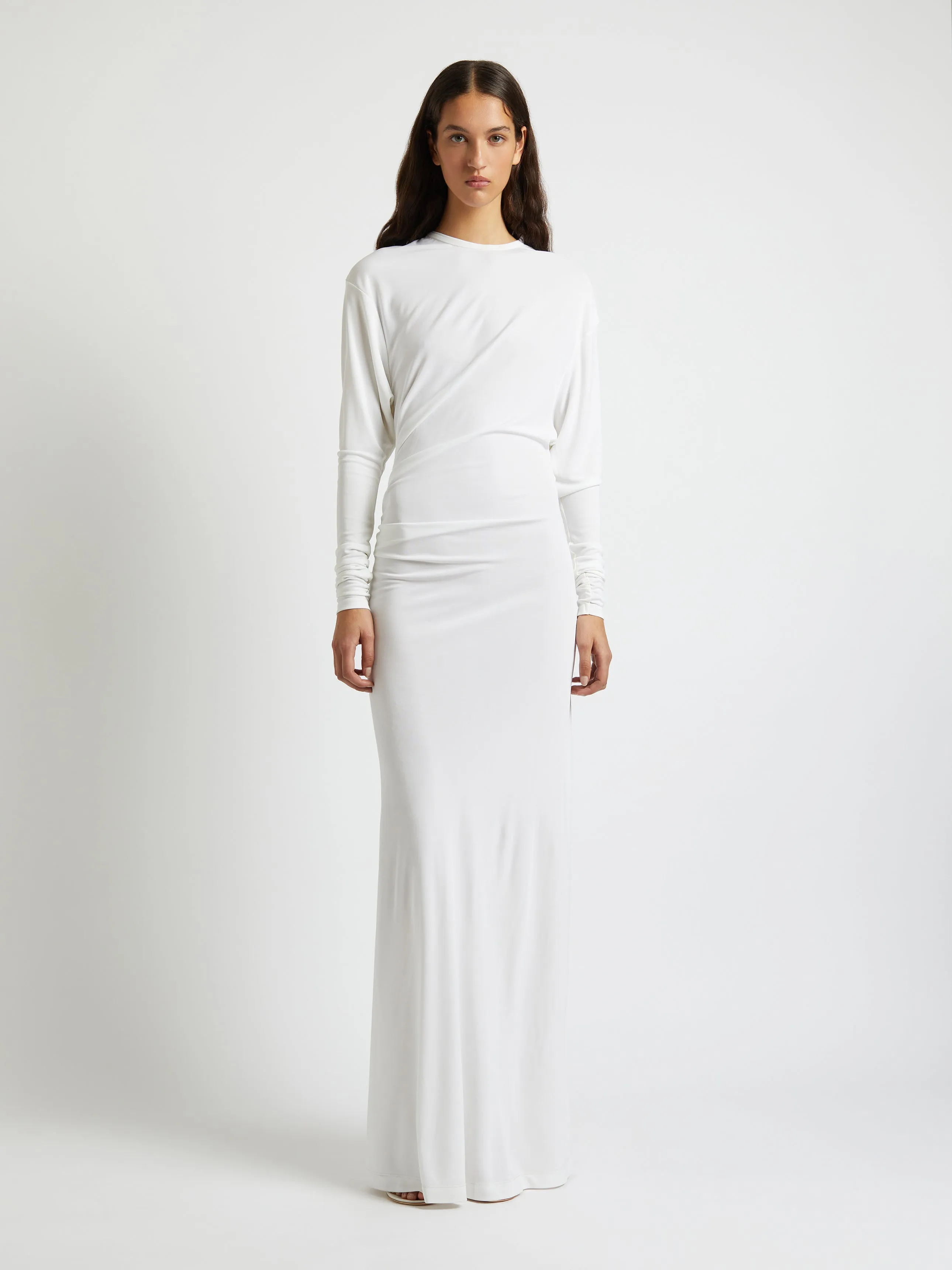 Side Cowl Long Sleeve Dress sold by Christopher Esber product image thumbnail 5