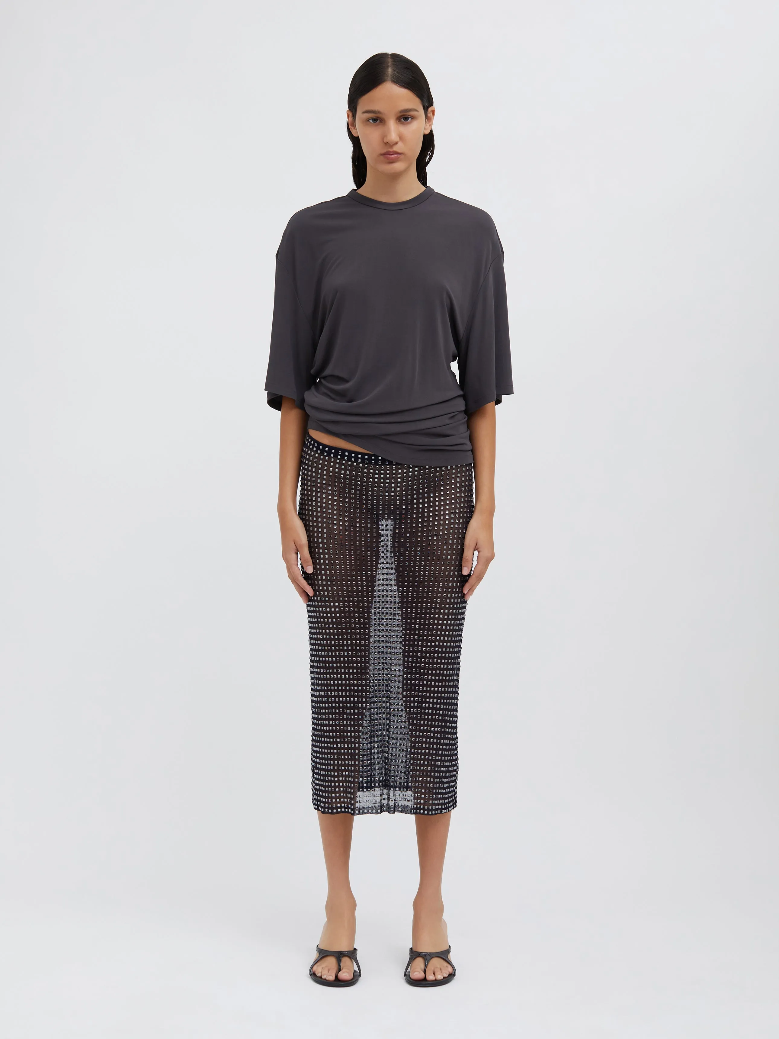 Cristalla Knit Skirt sold by Christopher Esber