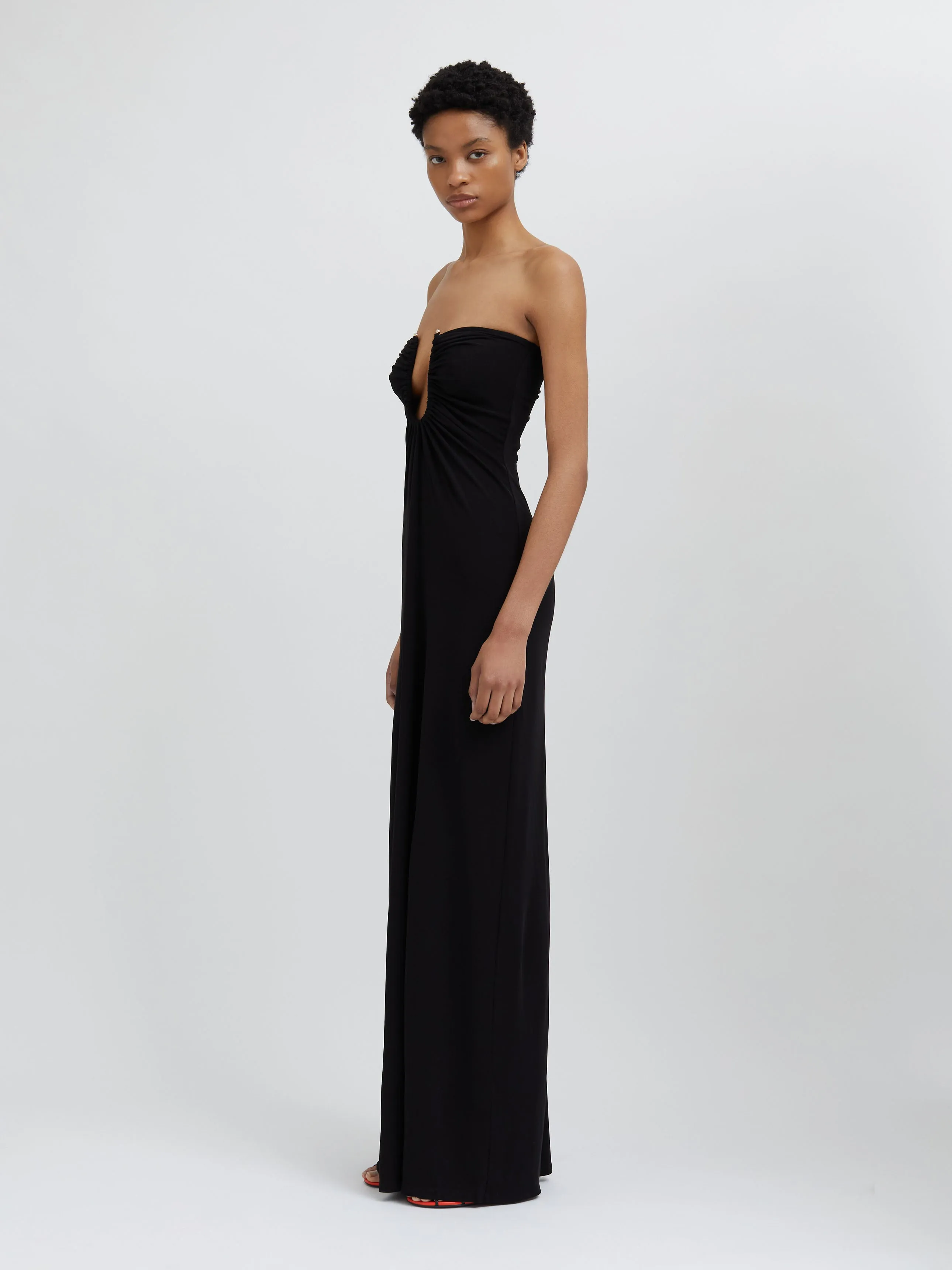 Arced Palm Strapless Dress sold by Christopher Esber product image thumbnail 3