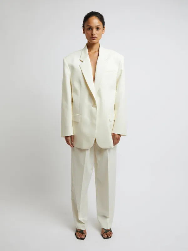 The Bermuda Belt Pleat Trouser made by Christopher Esber