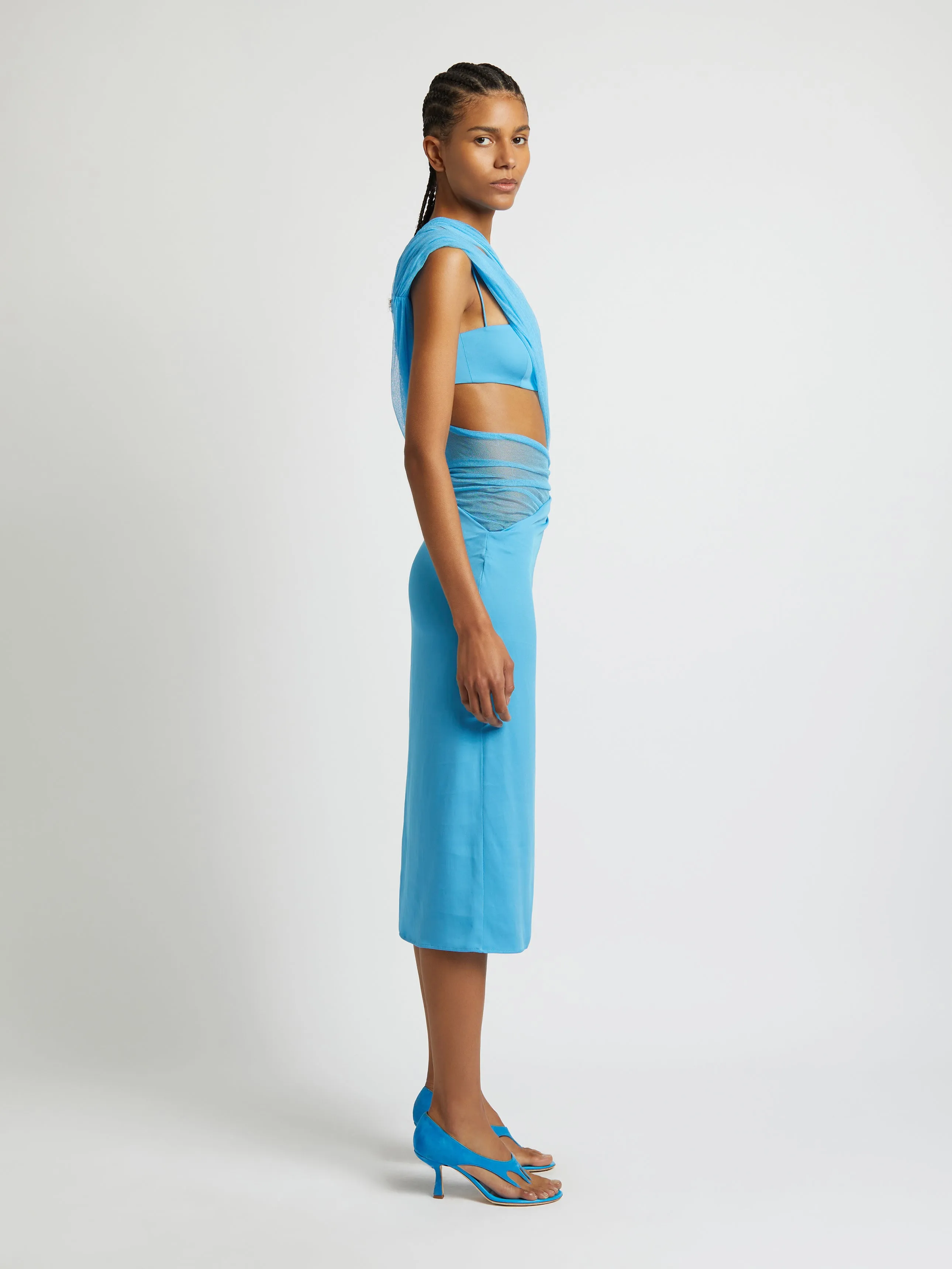 Magnetica Asymmetric Dress sold by Christopher Esber product image thumbnail 3