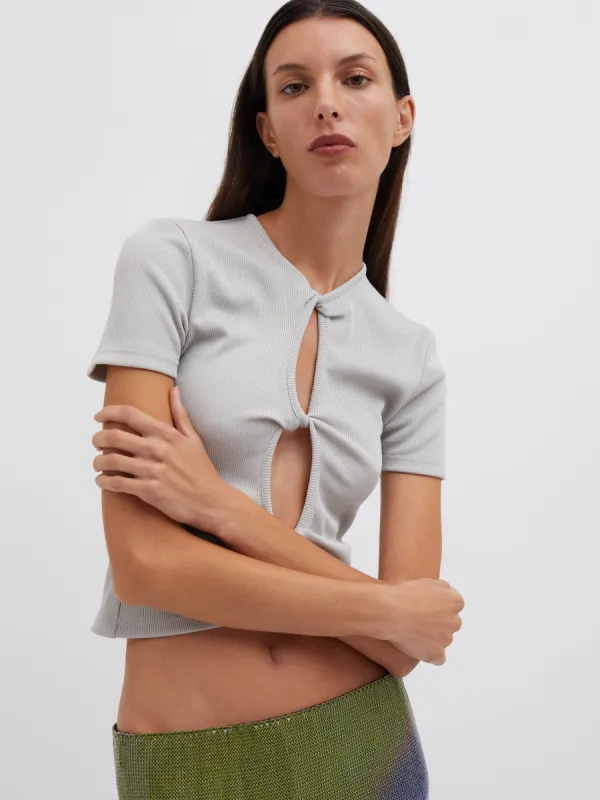 Open Twist Tee sold by Christopher Esber