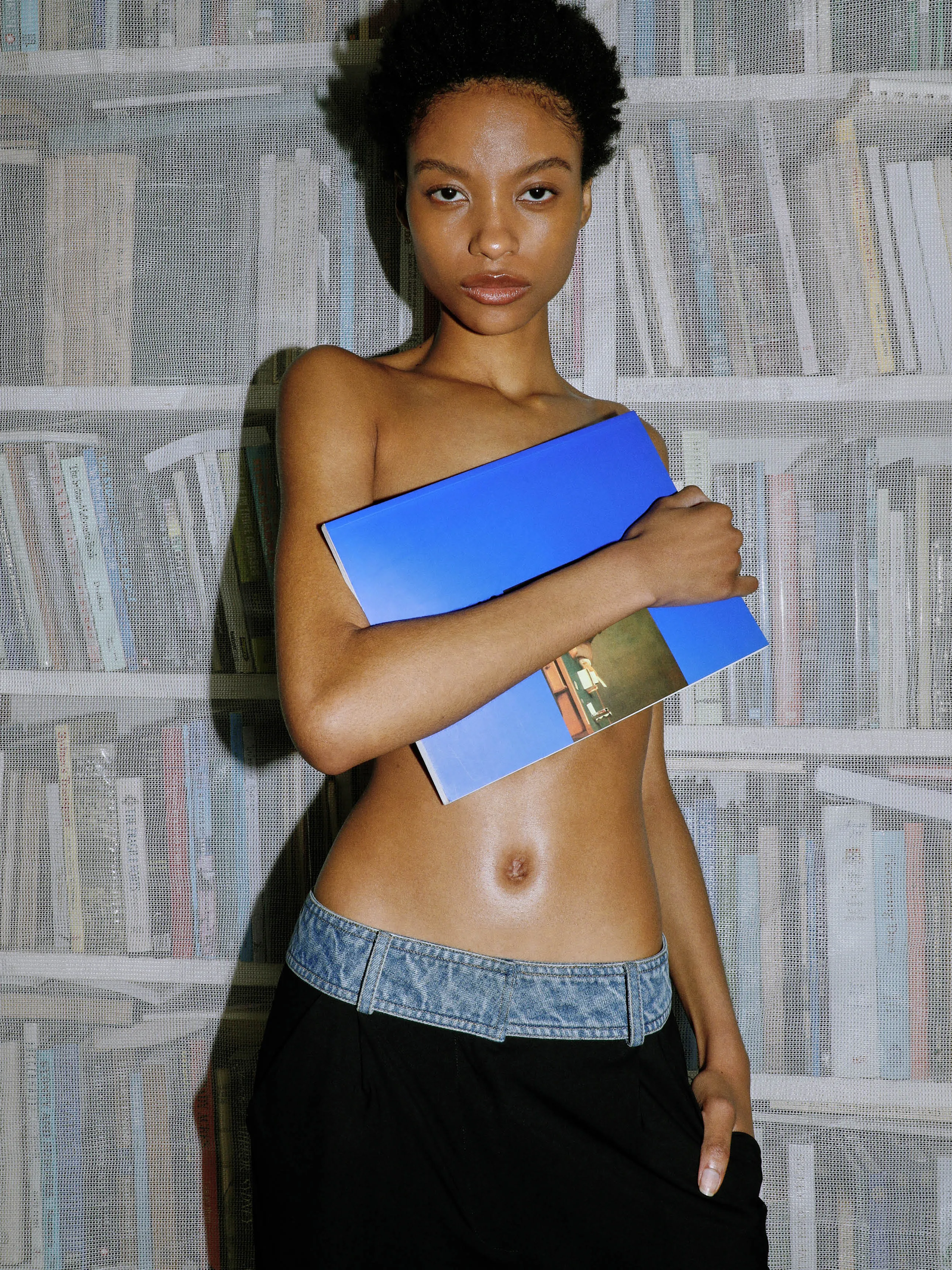 Deconstruct Denim Waisted Wool Trouser sold by Christopher Esber product image thumbnail 2