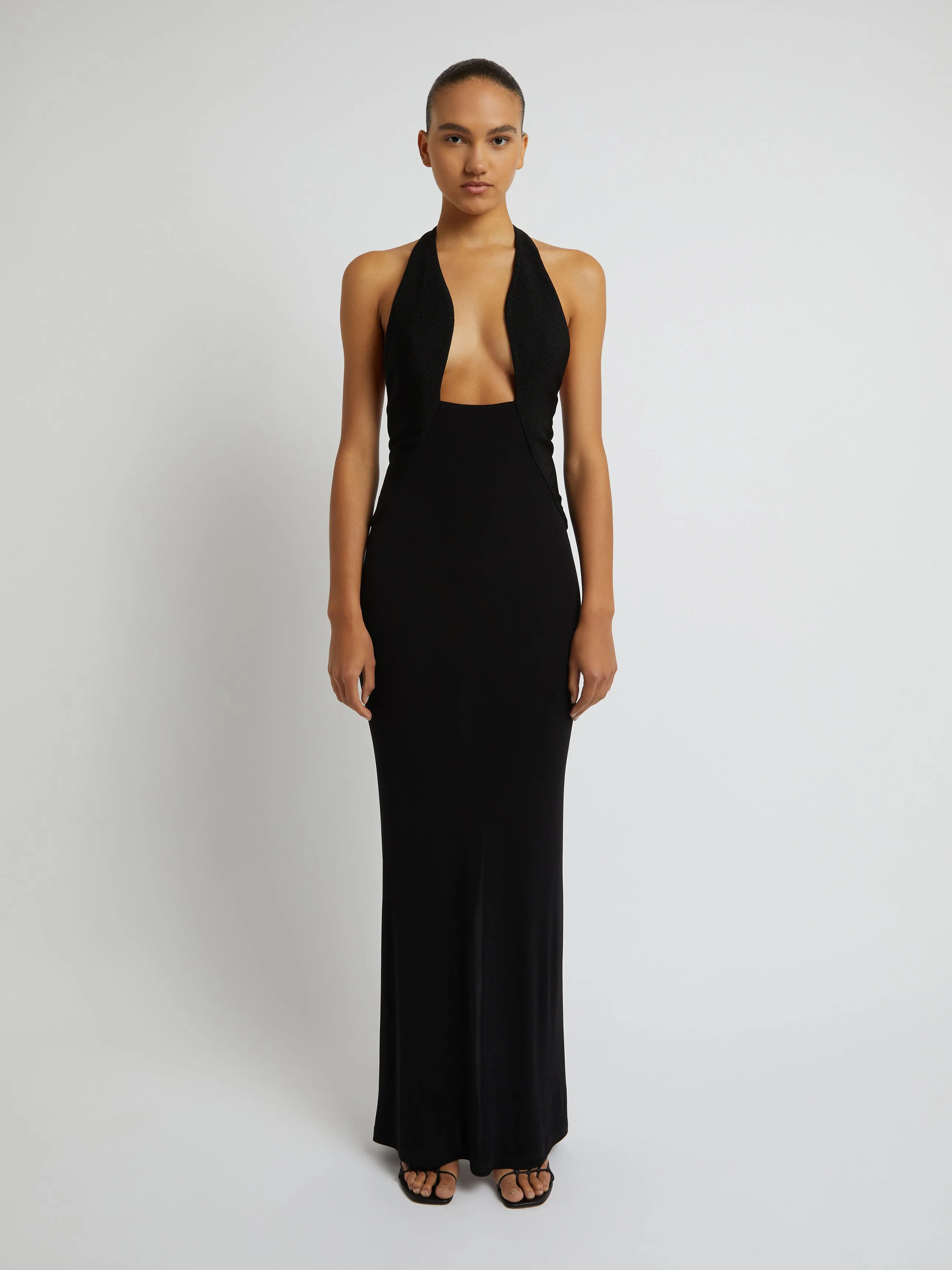 Tailored Sloped Halter Dress sold by Christopher Esber