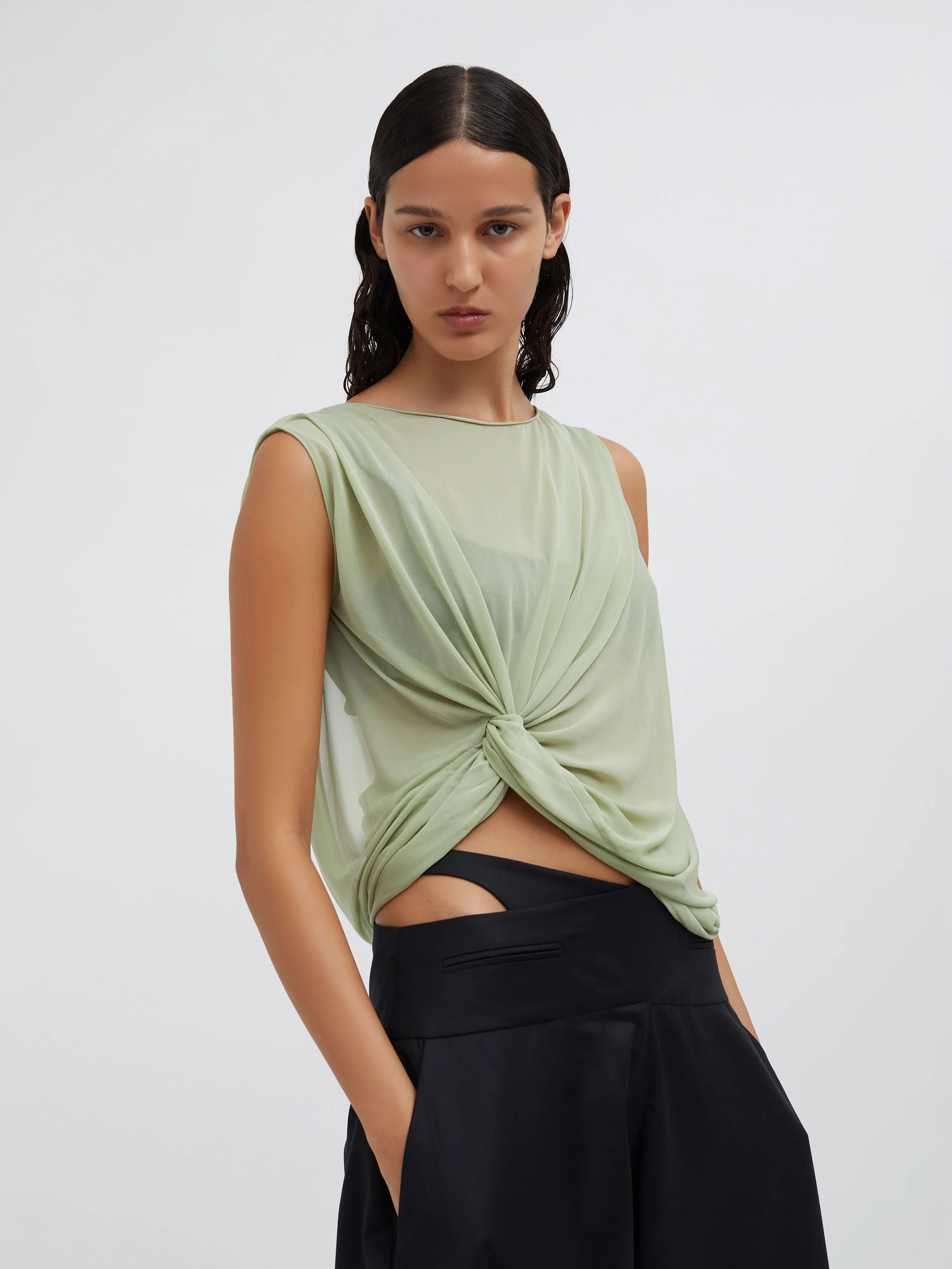 Castillo Drape Top sold by Christopher Esber product image thumbnail 2
