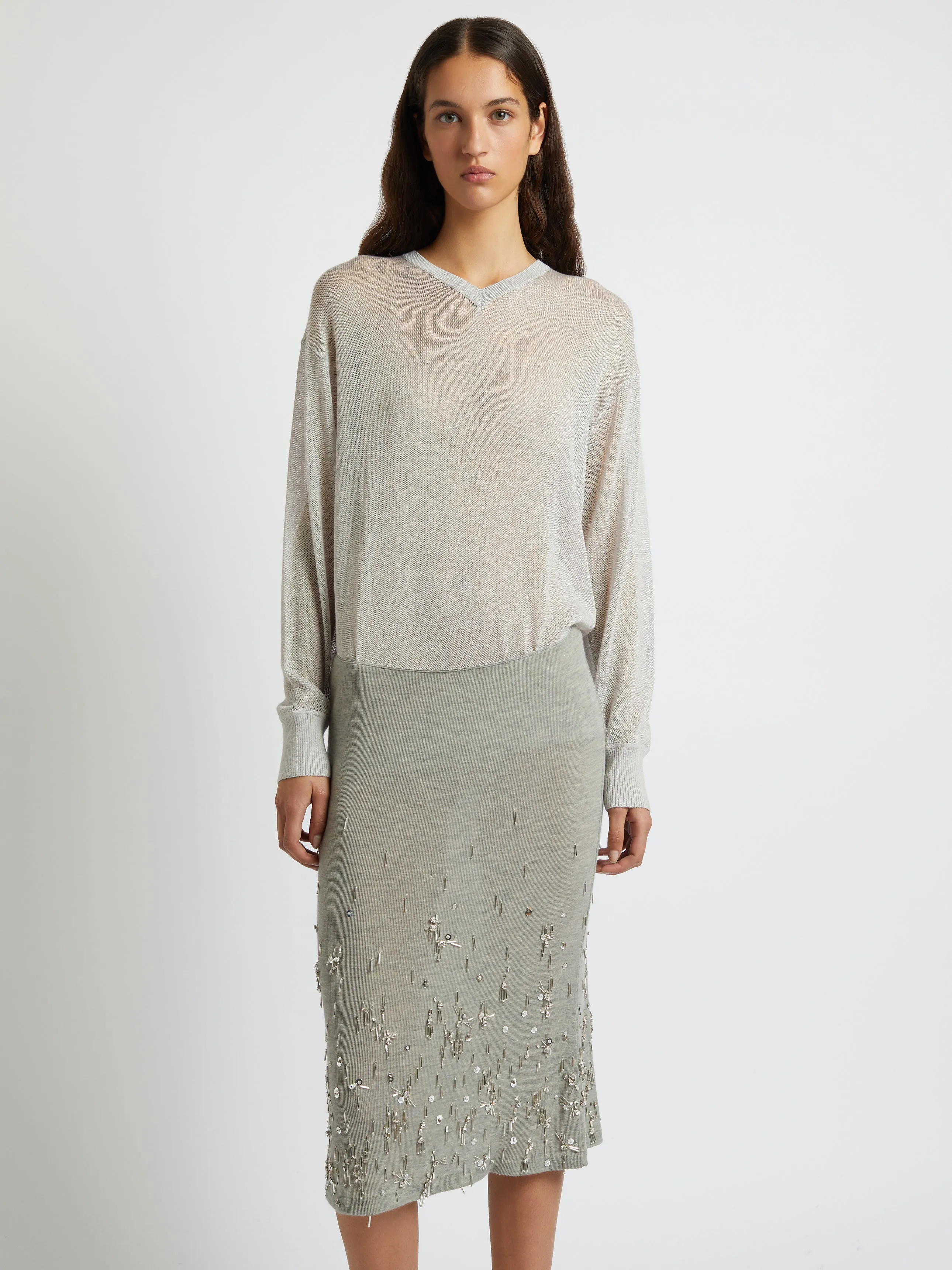 Crystal Cluster Skirt sold by Christopher Esber product image thumbnail 4