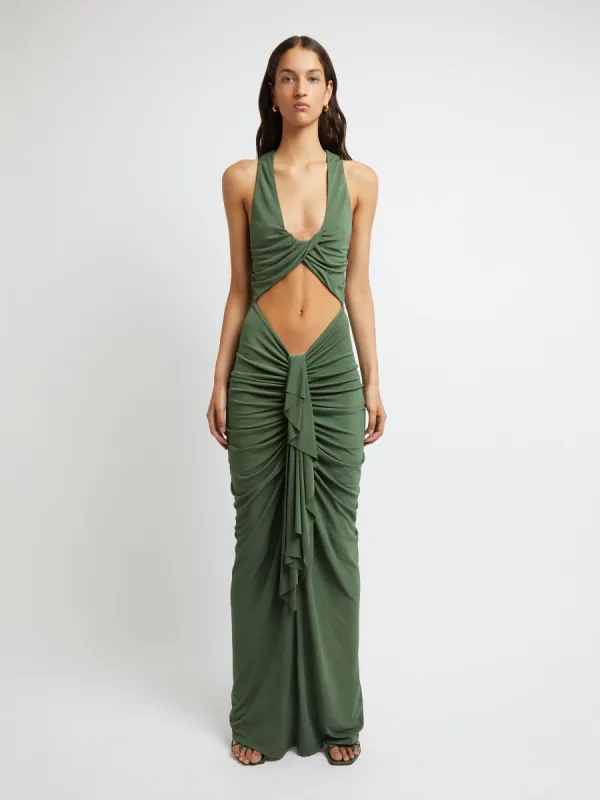 Vivenda Drape Front Dress sold by Christopher Esber
