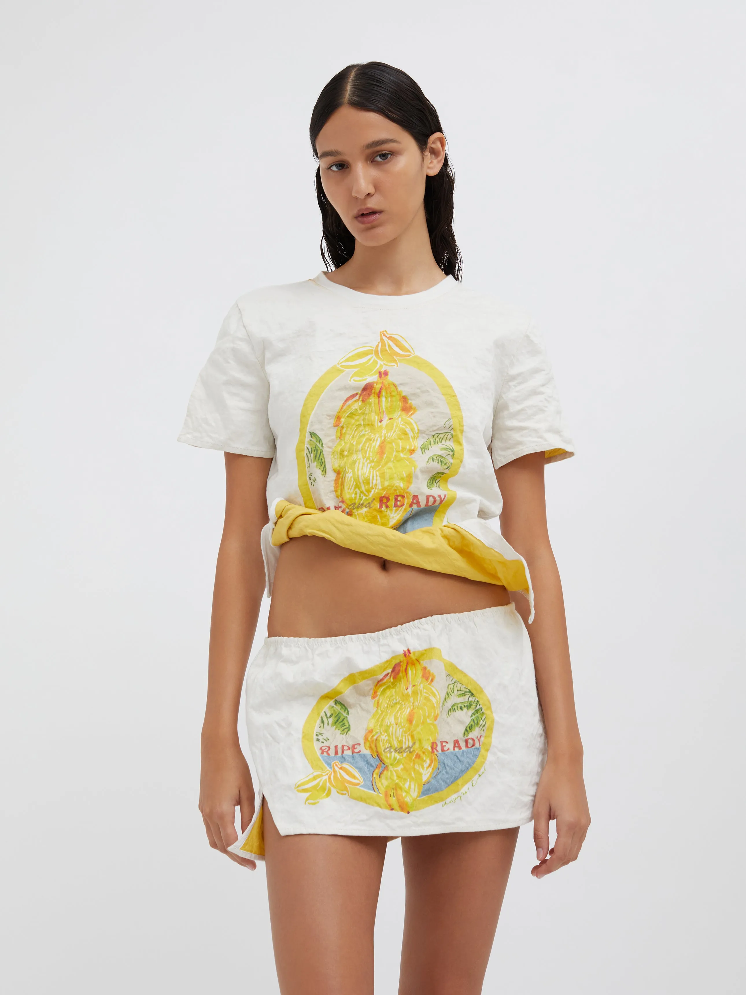 Ripe And Ready Crushed Tee sold by Christopher Esber
