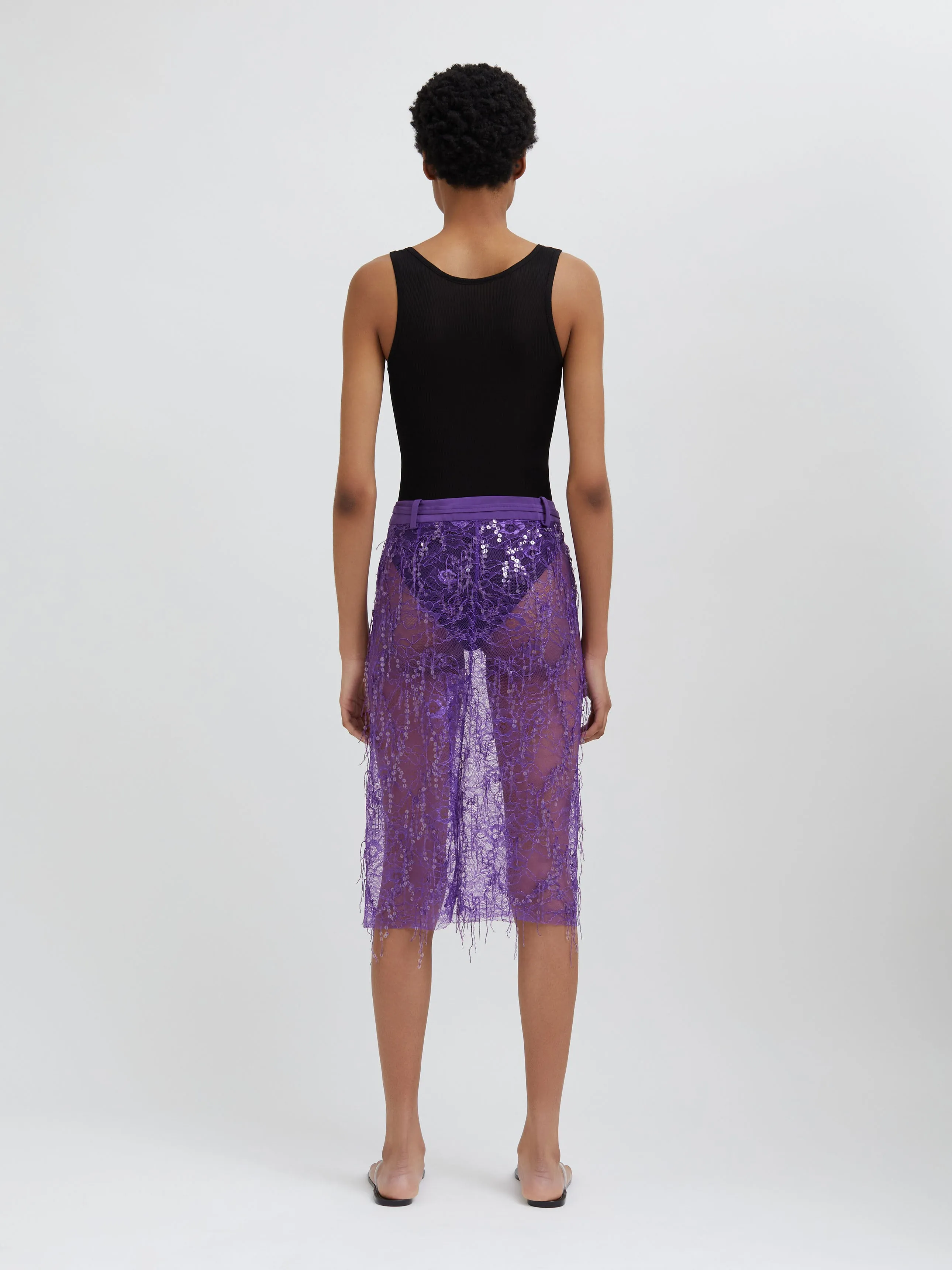 Beaded Ivy Lace Skirt sold by Christopher Esber product image thumbnail 5