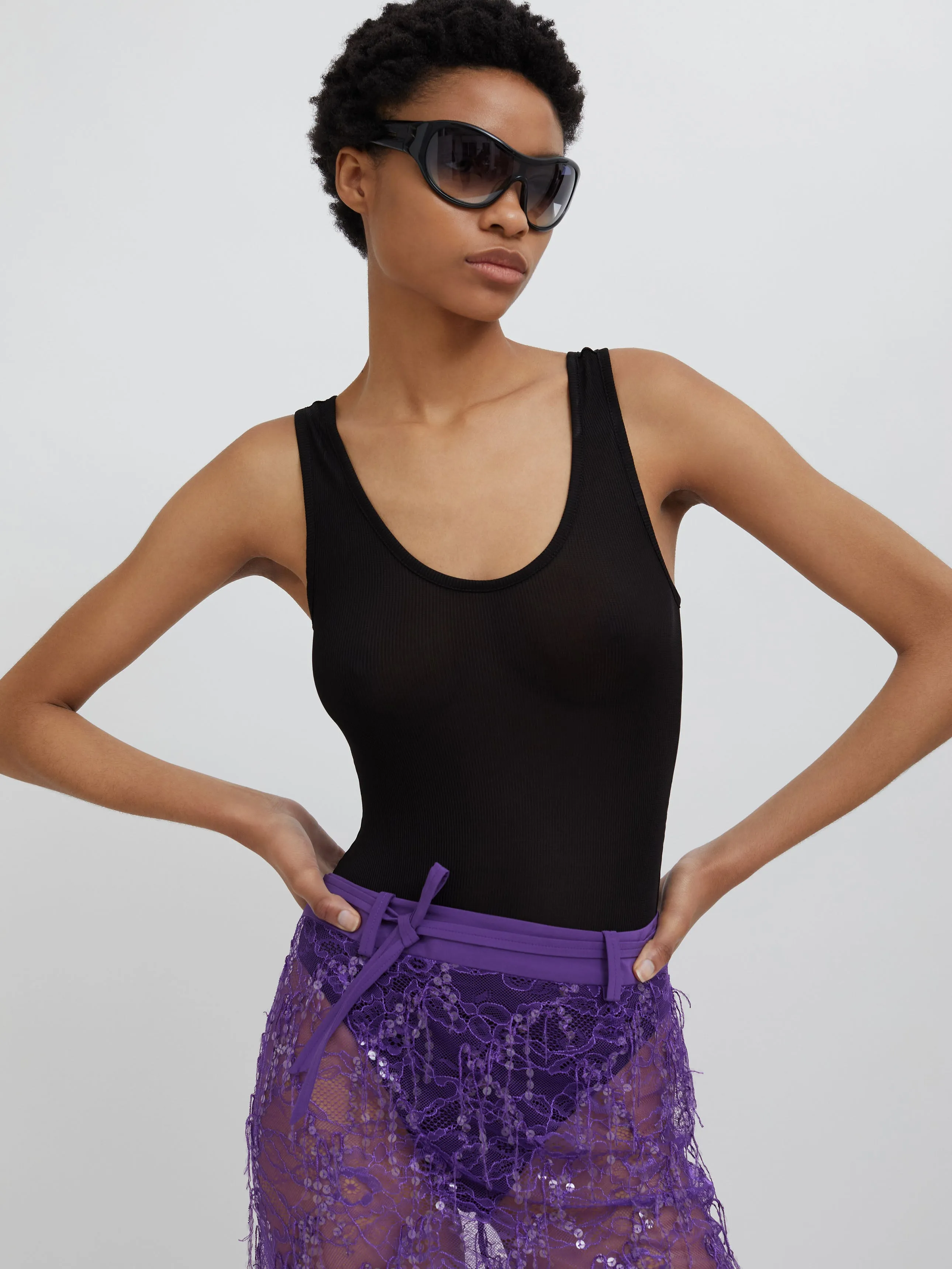 Beaded Ivy Lace Skirt sold by Christopher Esber product image thumbnail 4