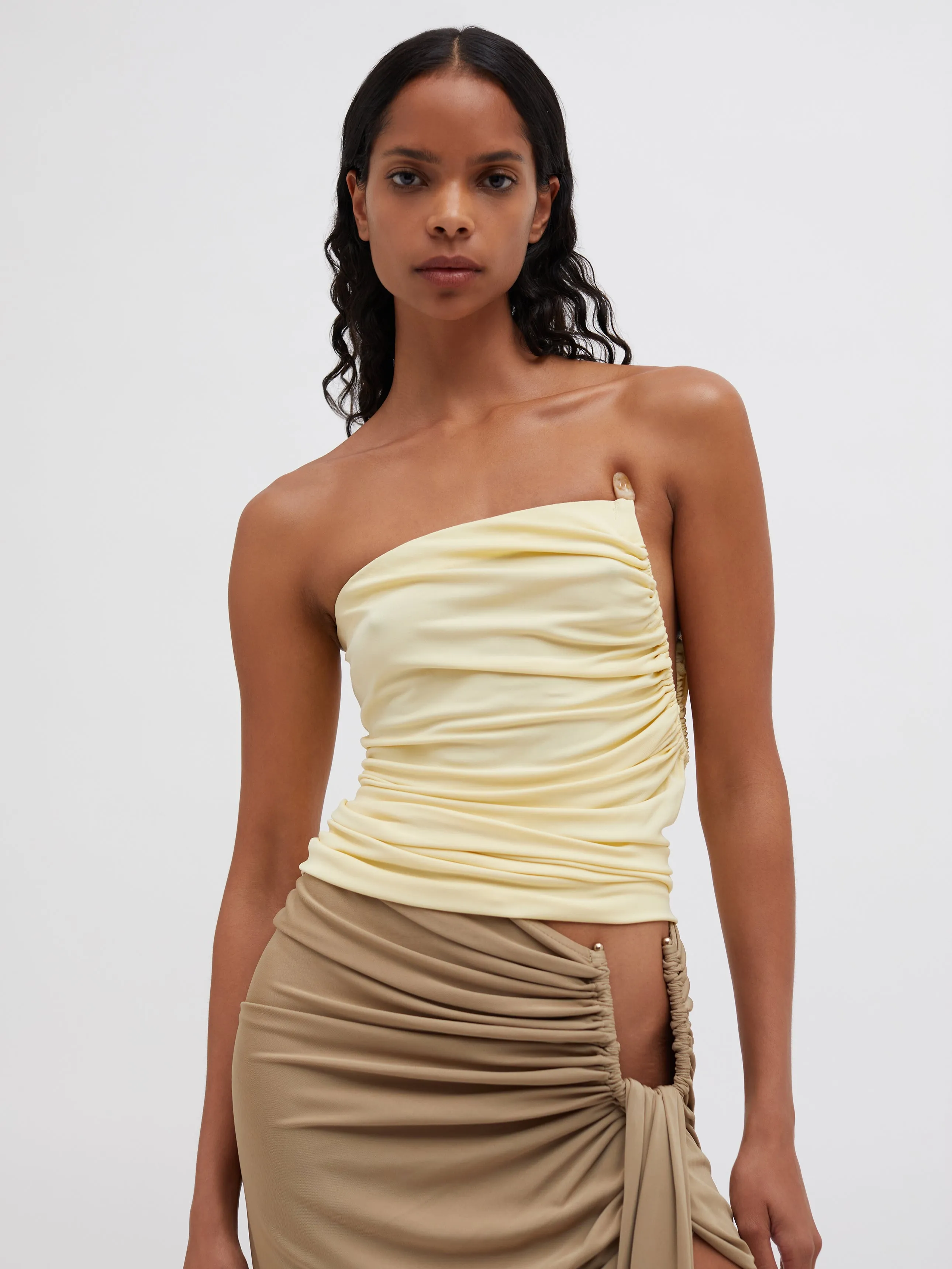 Arced Palm Micro Skirt sold by Christopher Esber product image thumbnail 5