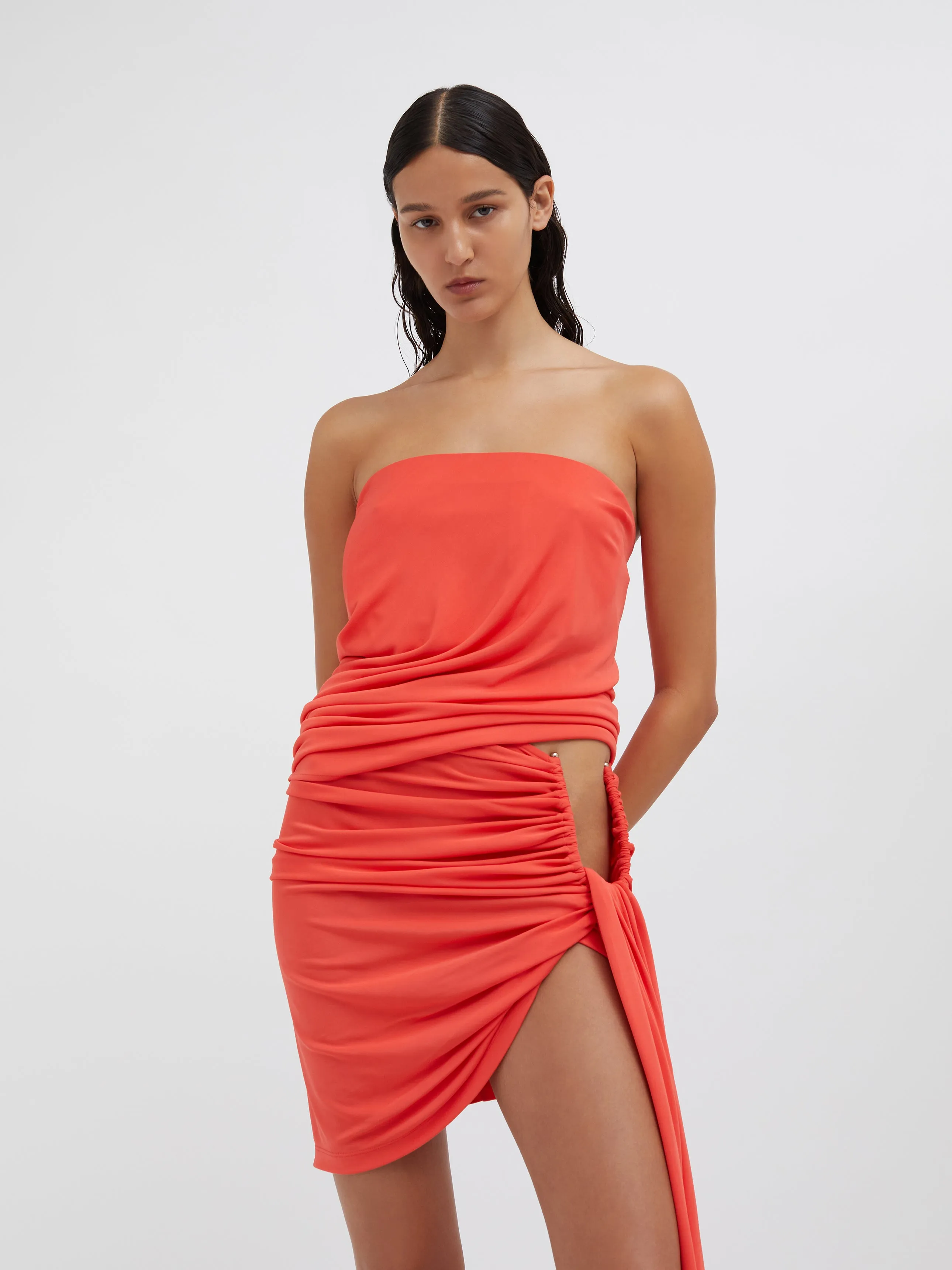 Arced Palm Micro Skirt sold by Christopher Esber product image thumbnail 3