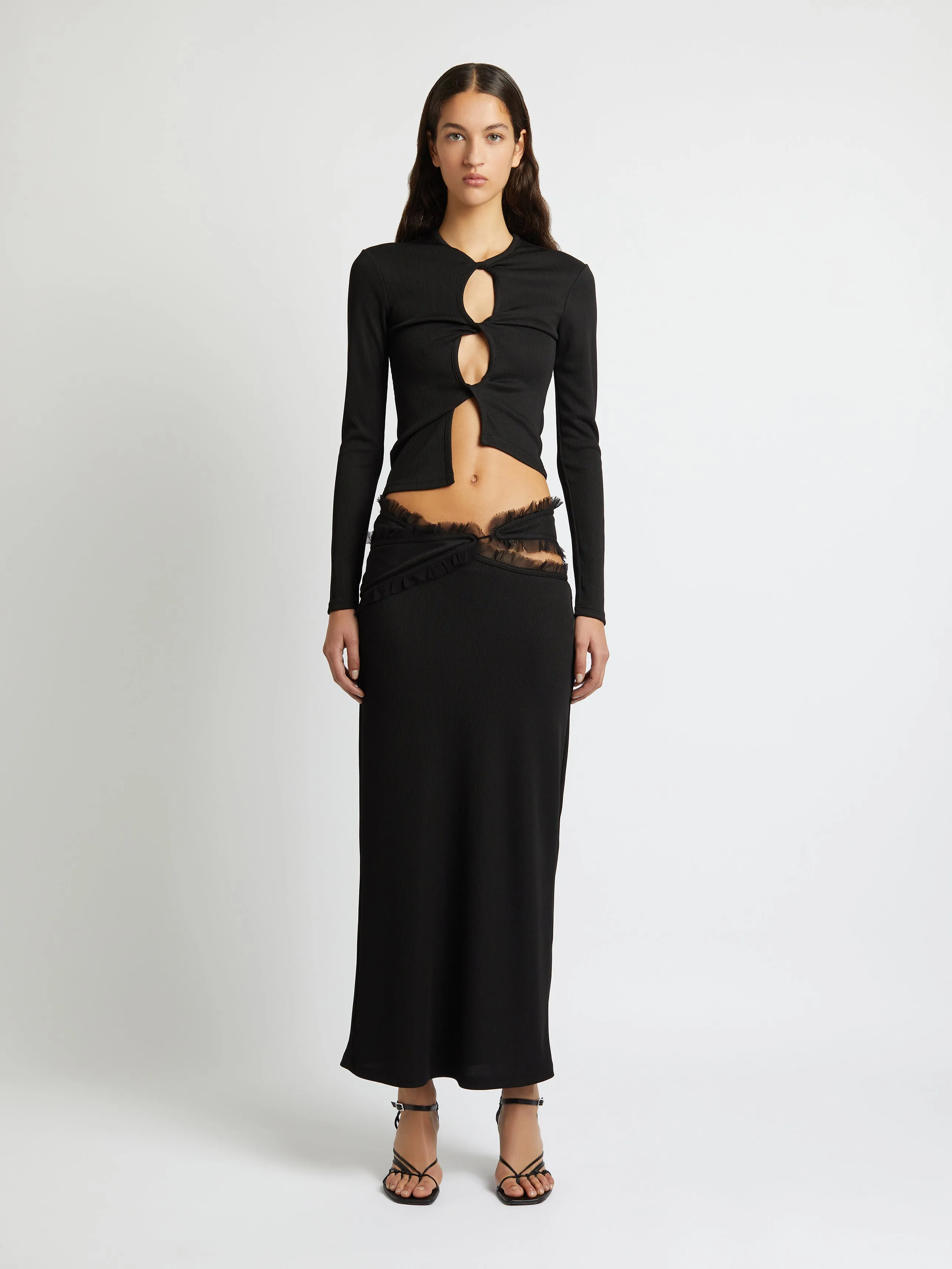 Carina Interlinked Long Skirt sold by Christopher Esber