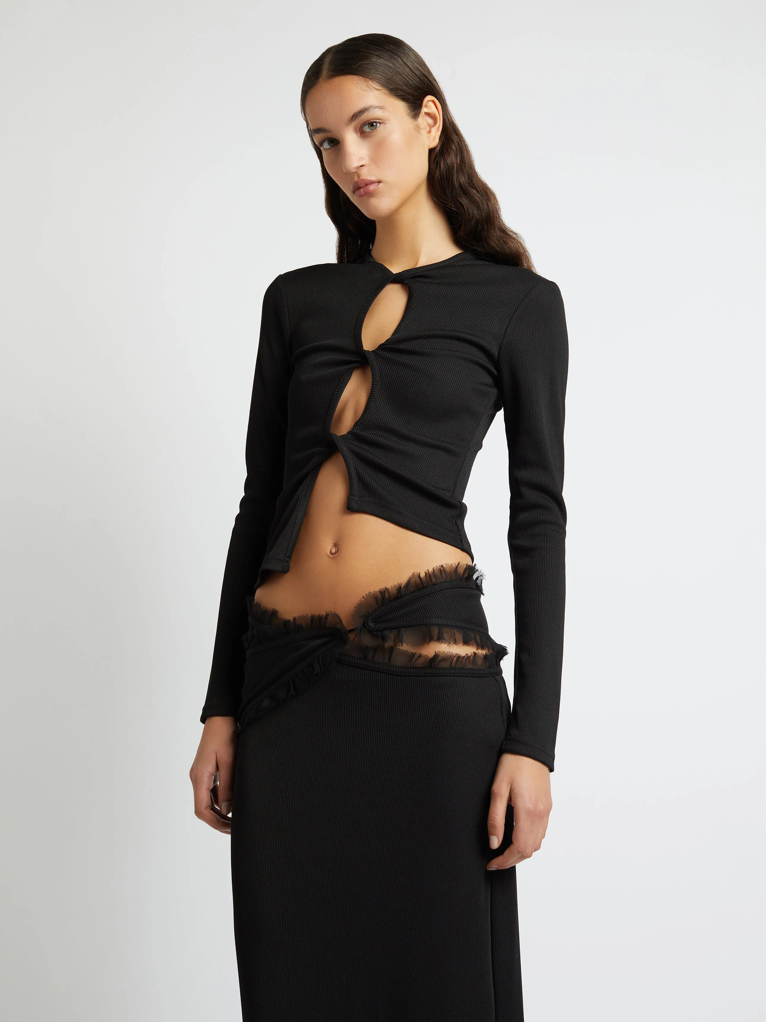 Carina Interlinked Long Skirt sold by Christopher Esber product image thumbnail 3