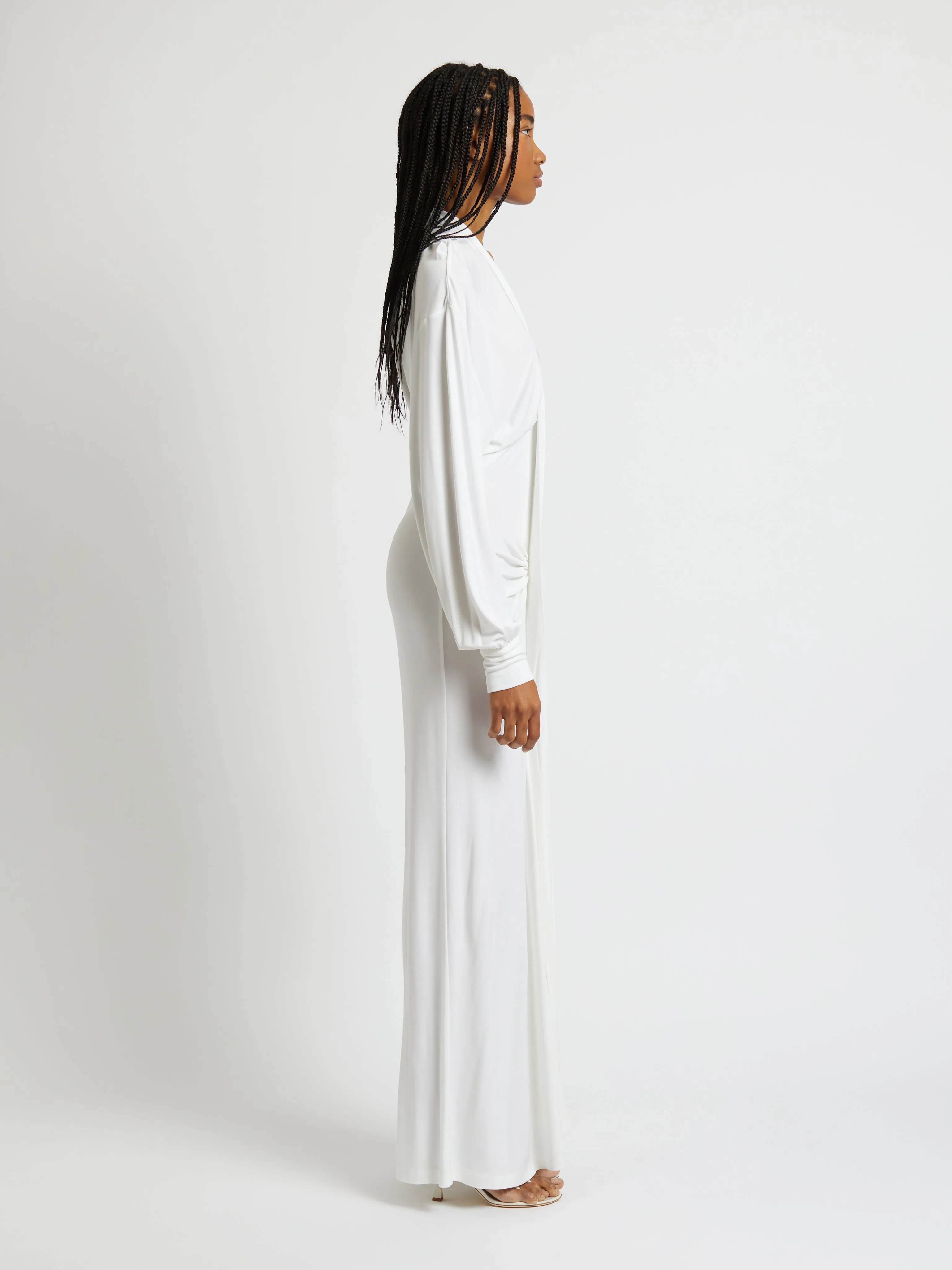 Carved Long Sleeve Split Dress sold by Christopher Esber product image thumbnail 2